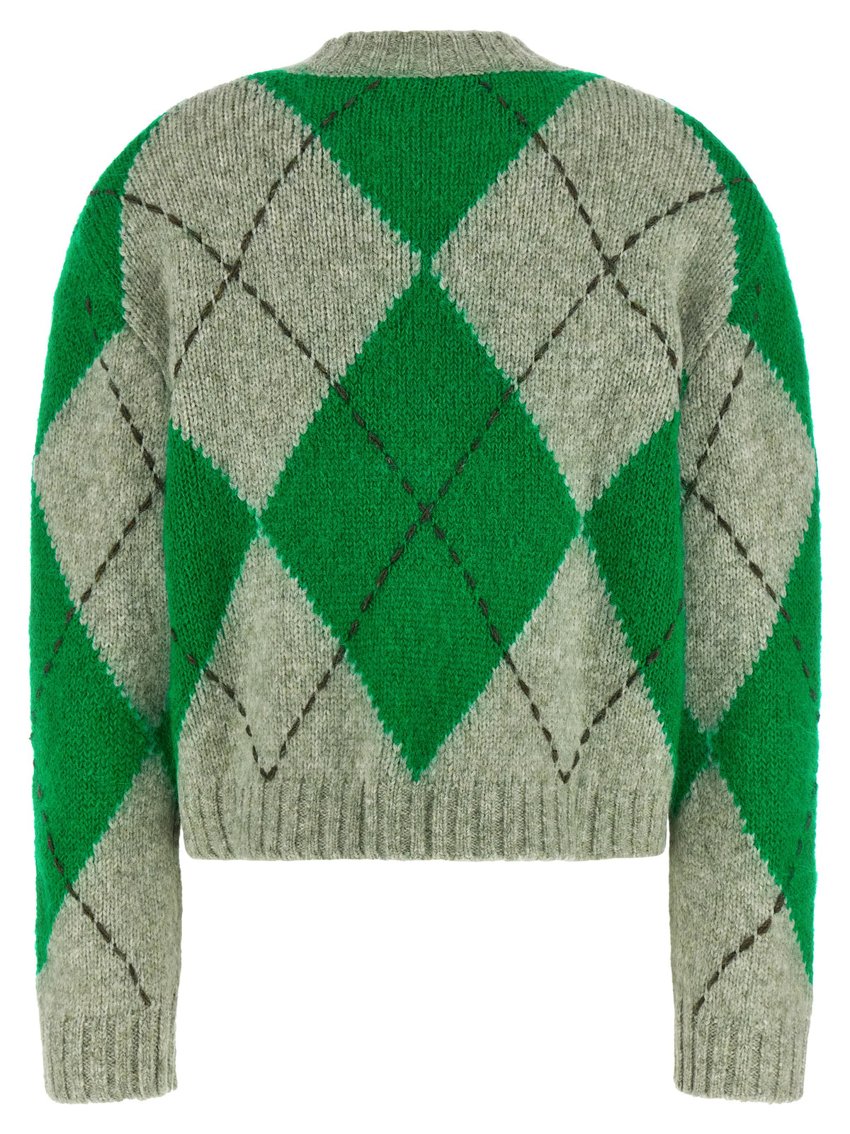 Ballantyne Green 'Big Argyle' Sweater