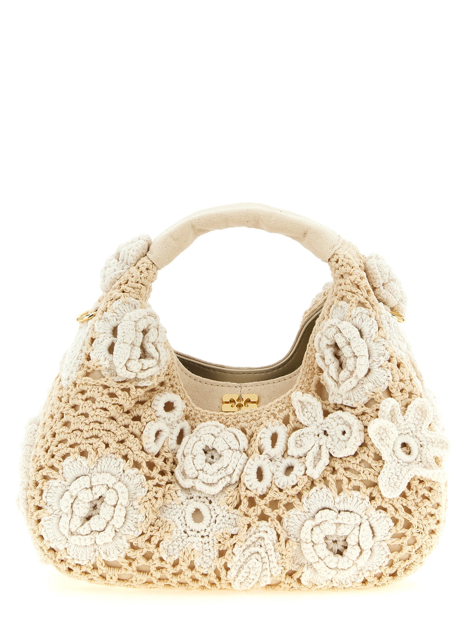Ganni 'Mini Hobo Crochet' Handbag