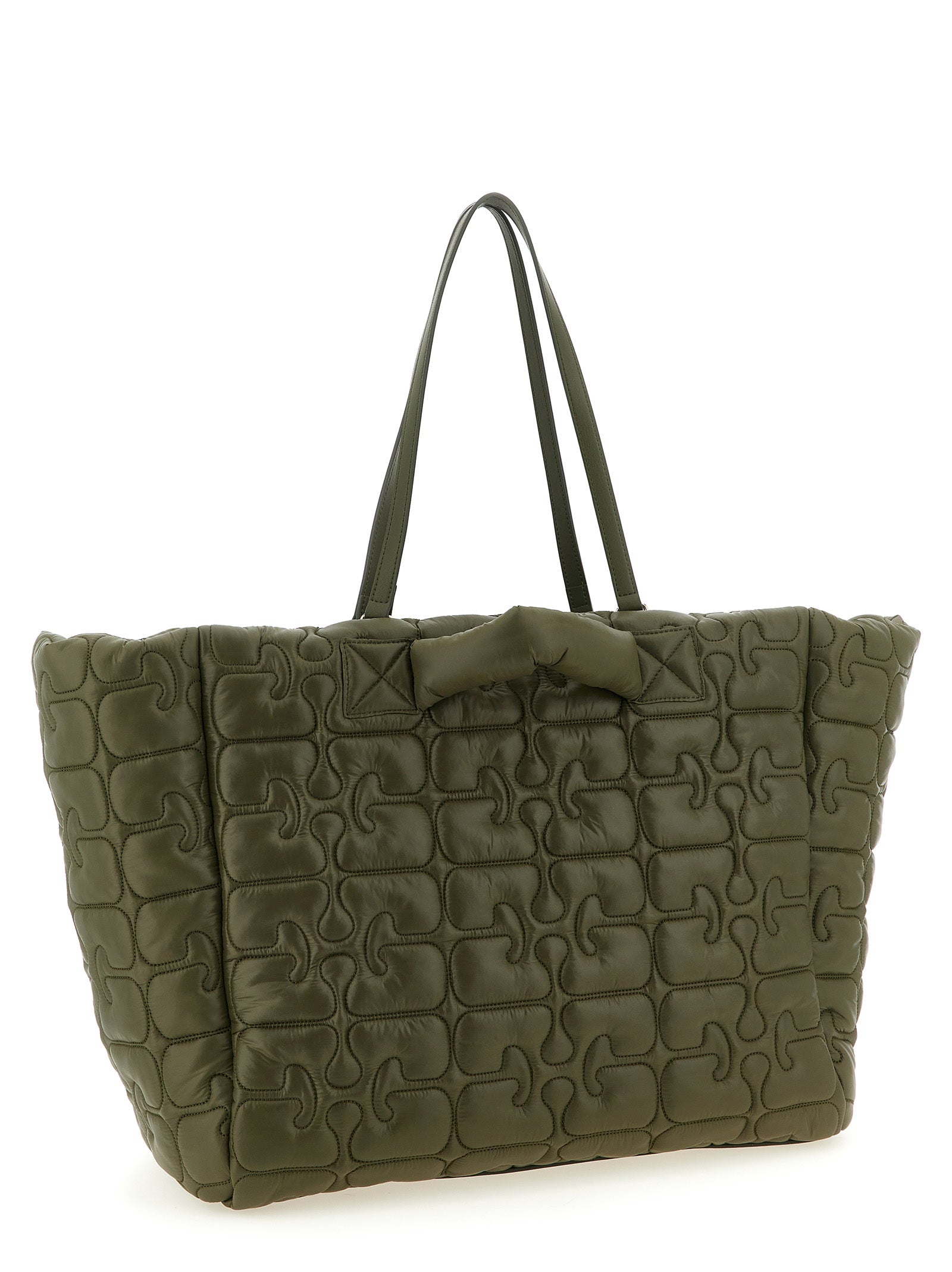 Ganni 'Quilted Re-Tech Xxl Tote' Shopping Bag
