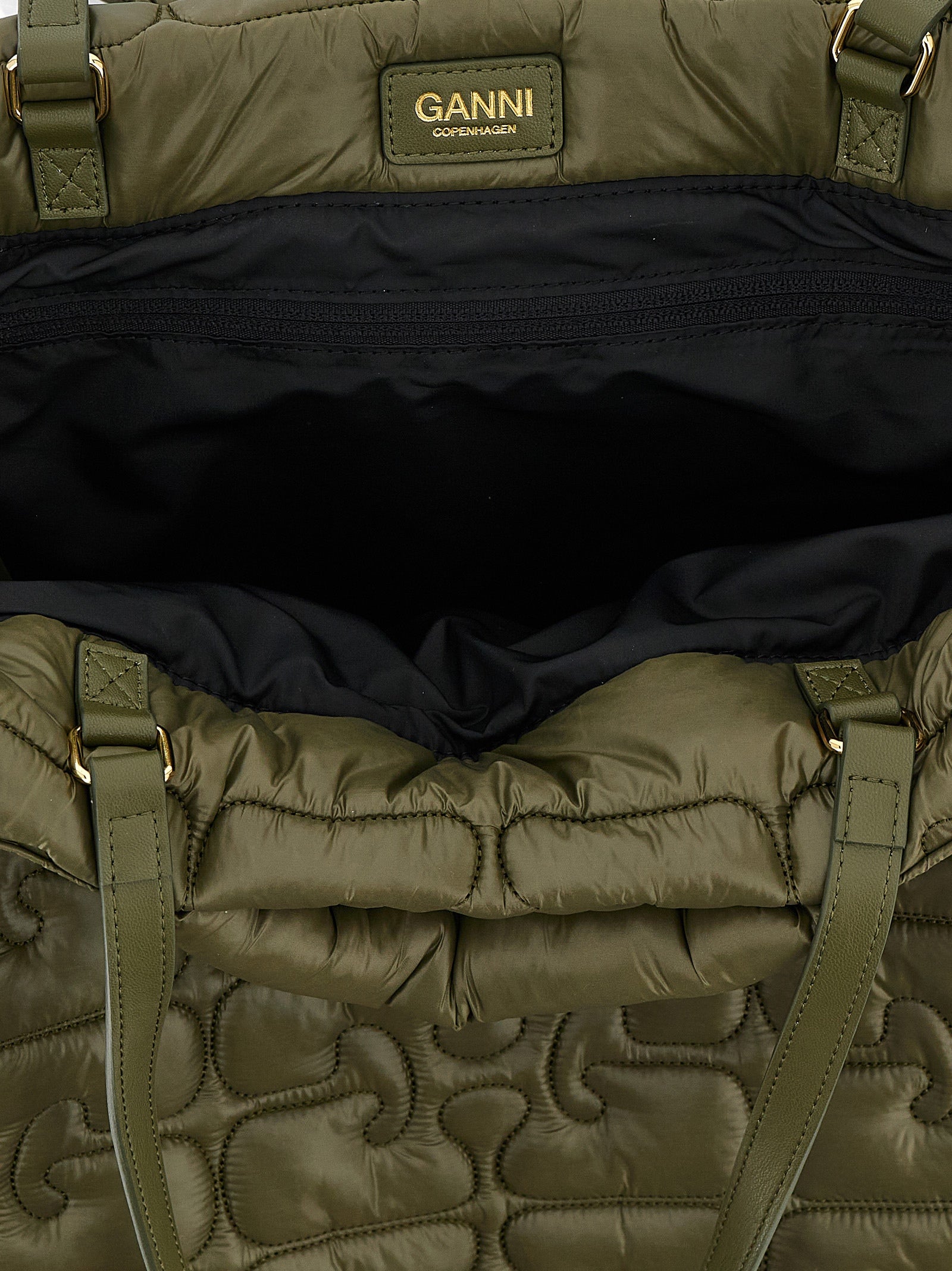 Ganni 'Quilted Re-Tech Xxl Tote' Shopping Bag