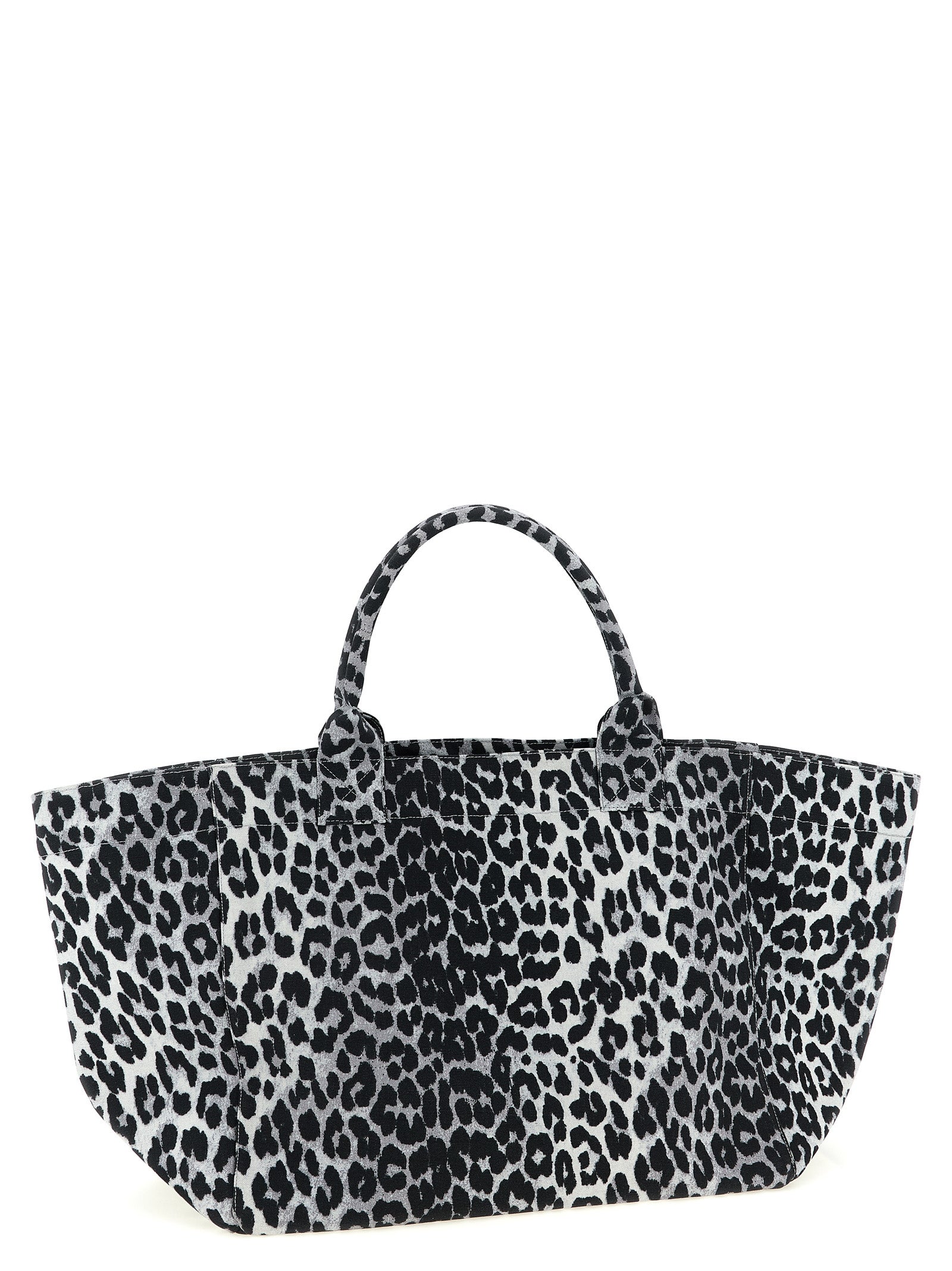 Ganni 'Leopard Sequin Xxl Tote' Shopping Bag