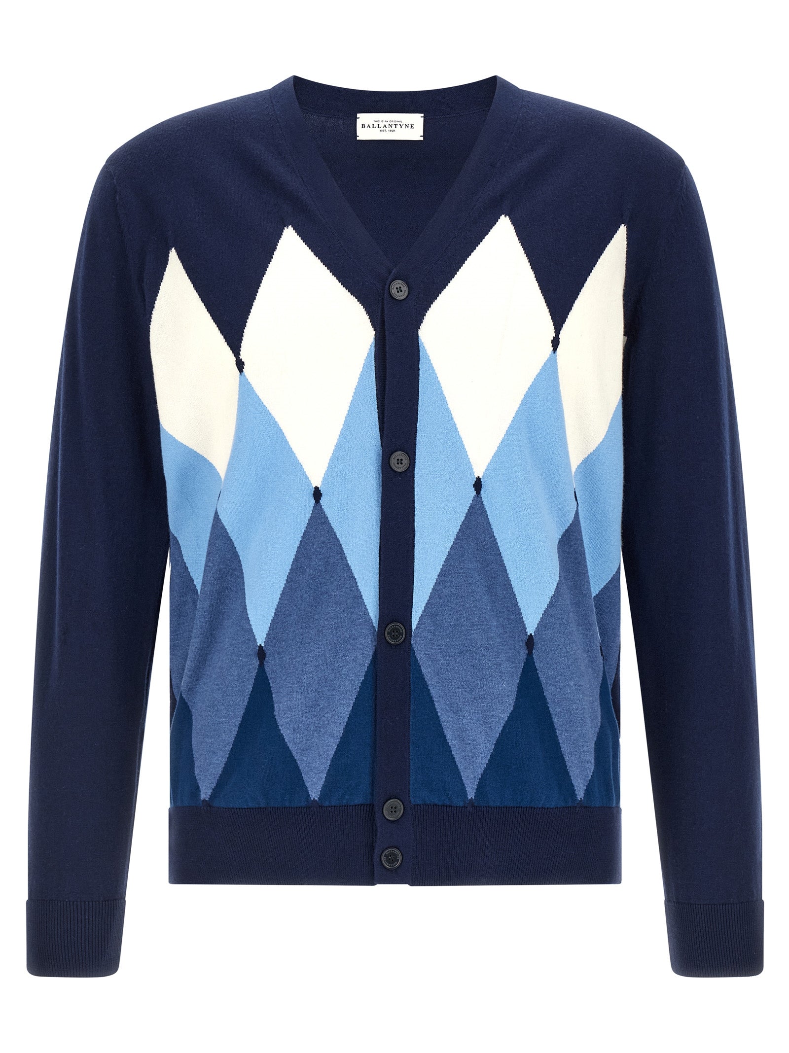 Ballantyne Cardigan Argyle