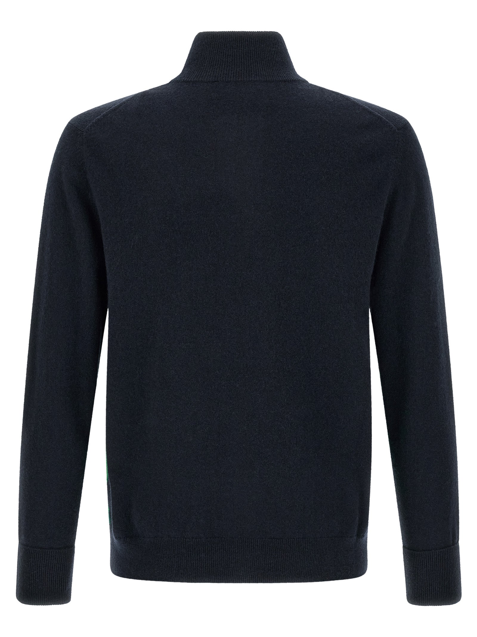 Ballantyne 'Classic Diamond' Intarsia Zip Cardigan