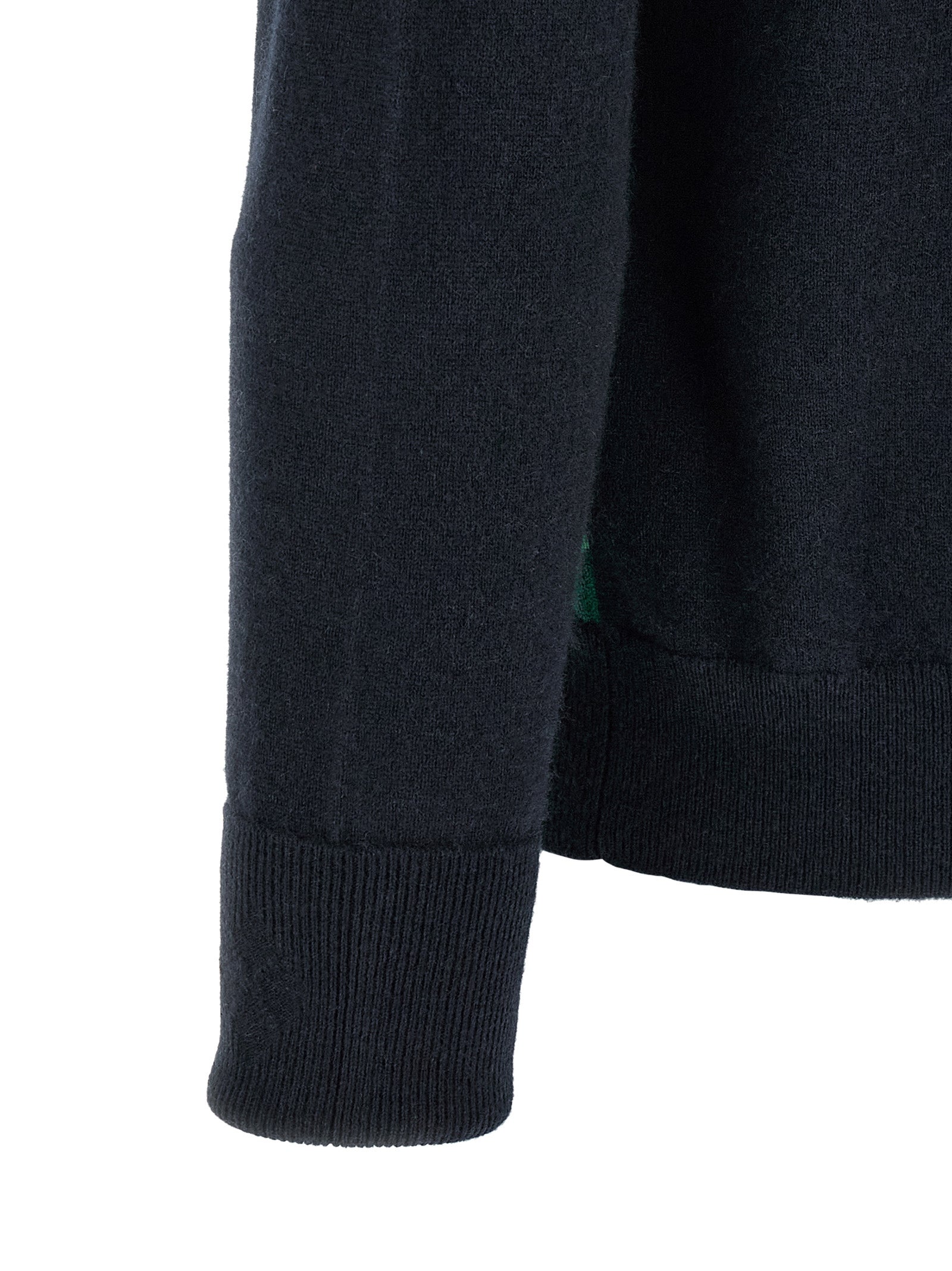 Ballantyne 'Classic Diamond' Intarsia Zip Cardigan