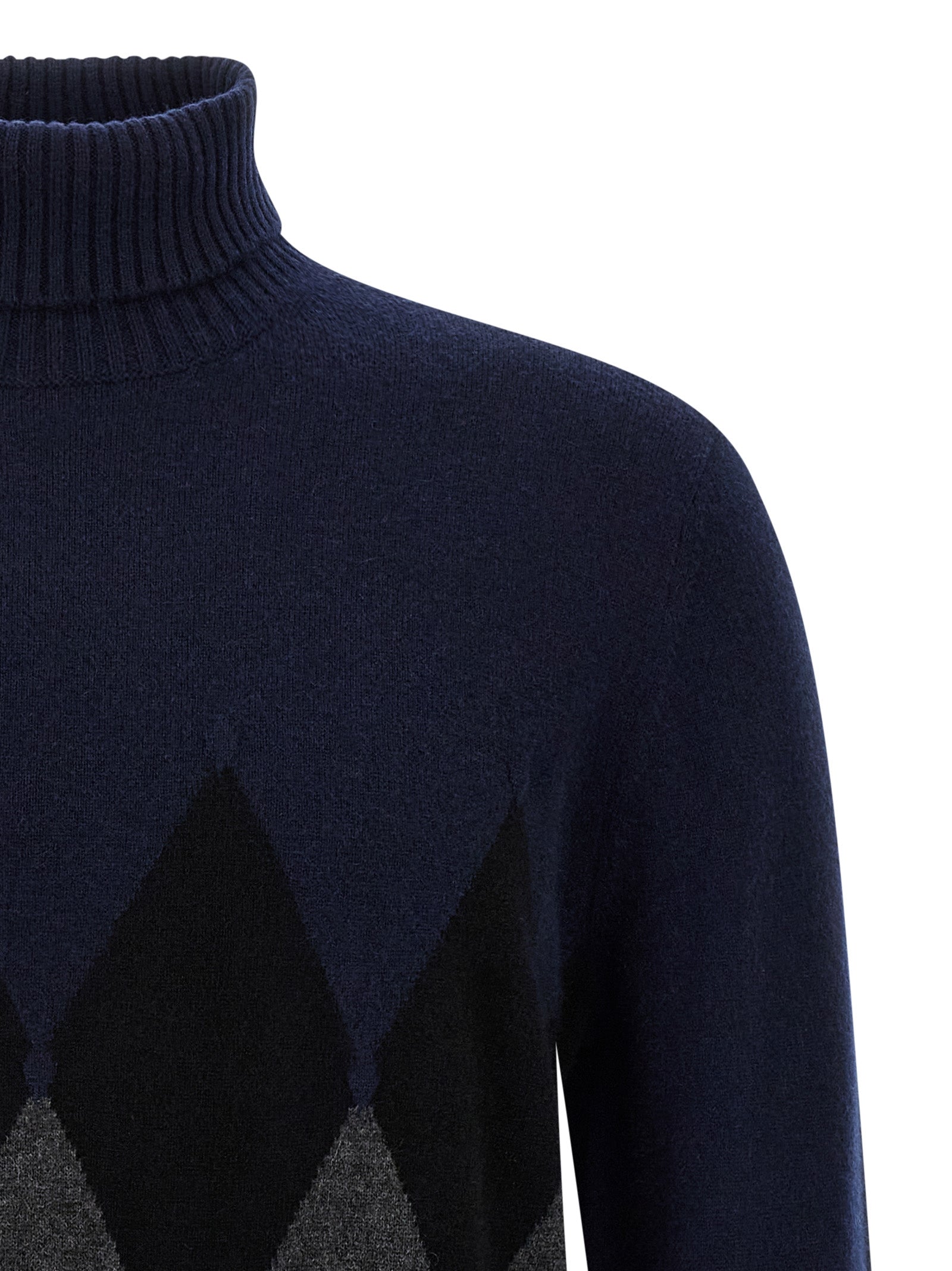 Ballantyne Argyle Turtleneck