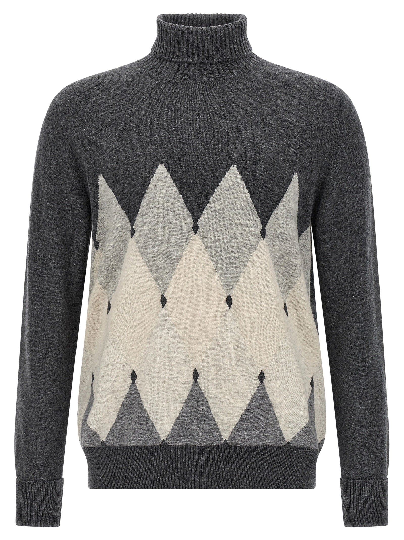 Ballantyne Argyle Turtleneck