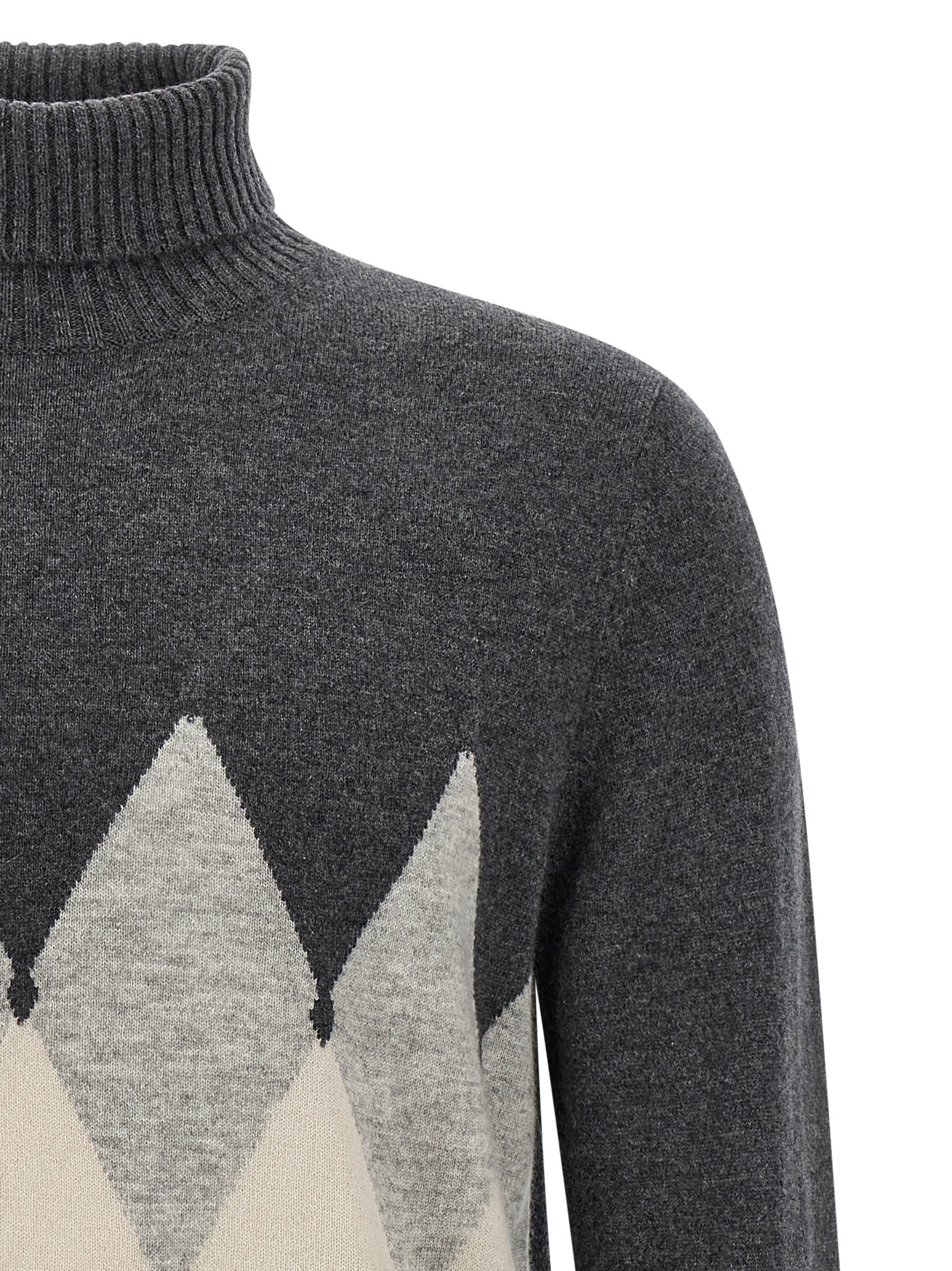 Ballantyne Argyle Turtleneck
