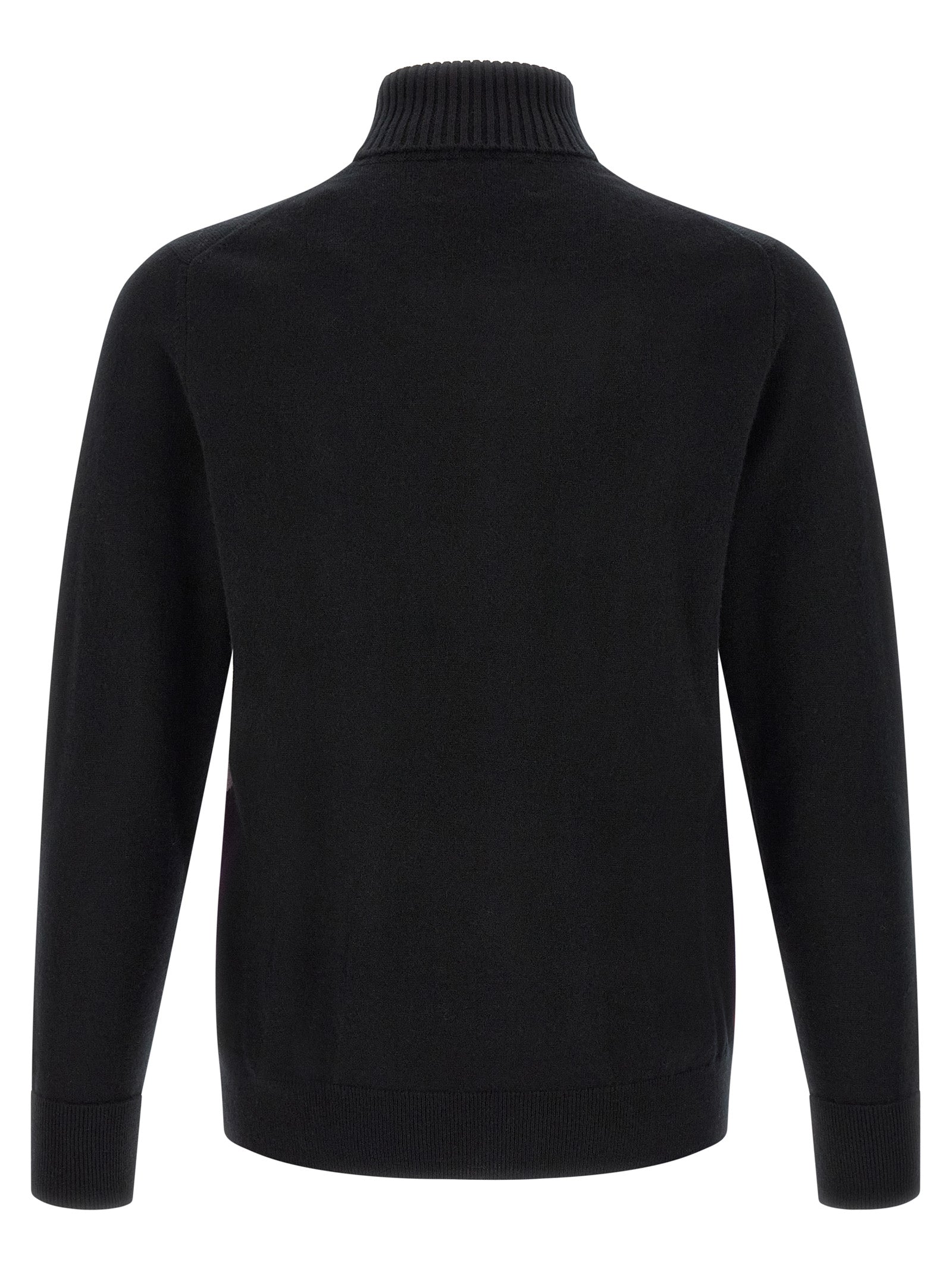 Ballantyne 'Classic Diamond' Intarsia Turtleneck Sweater