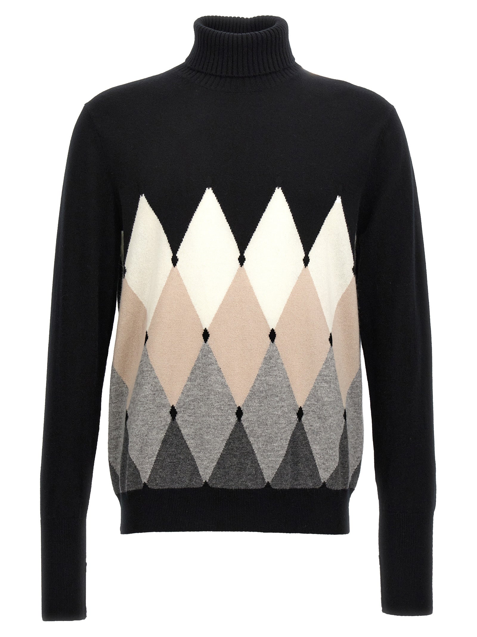 Ballantyne 'Argyle' Turtleneck Sweater