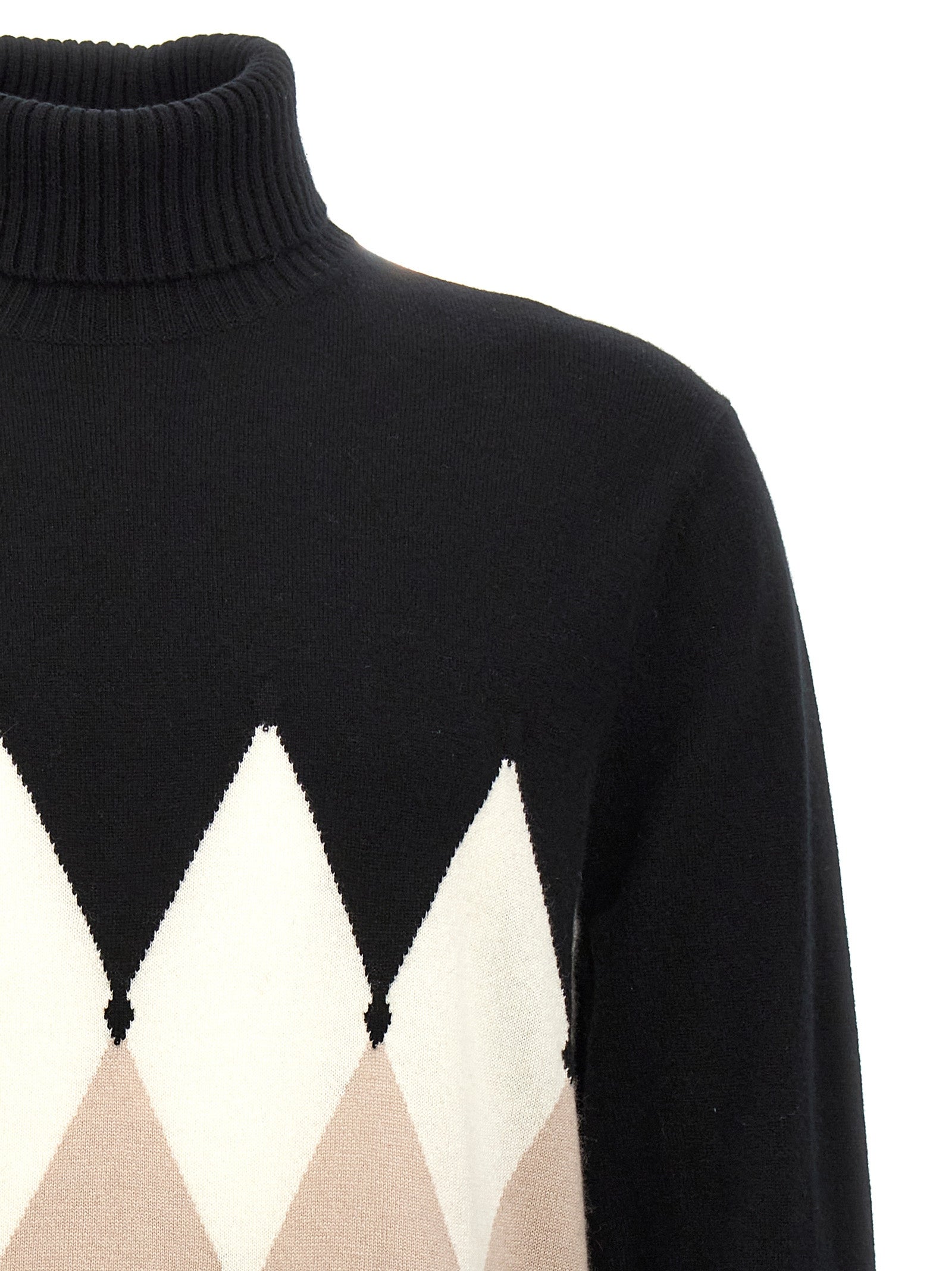 Ballantyne 'Argyle' Turtleneck Sweater