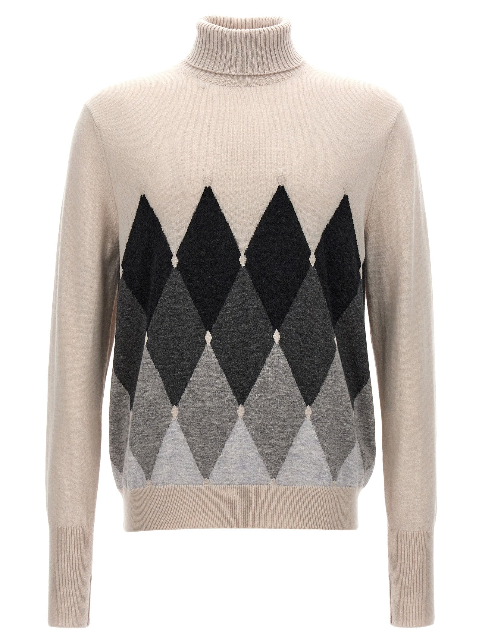 Ballantyne 'Argyle' Turtleneck Sweater