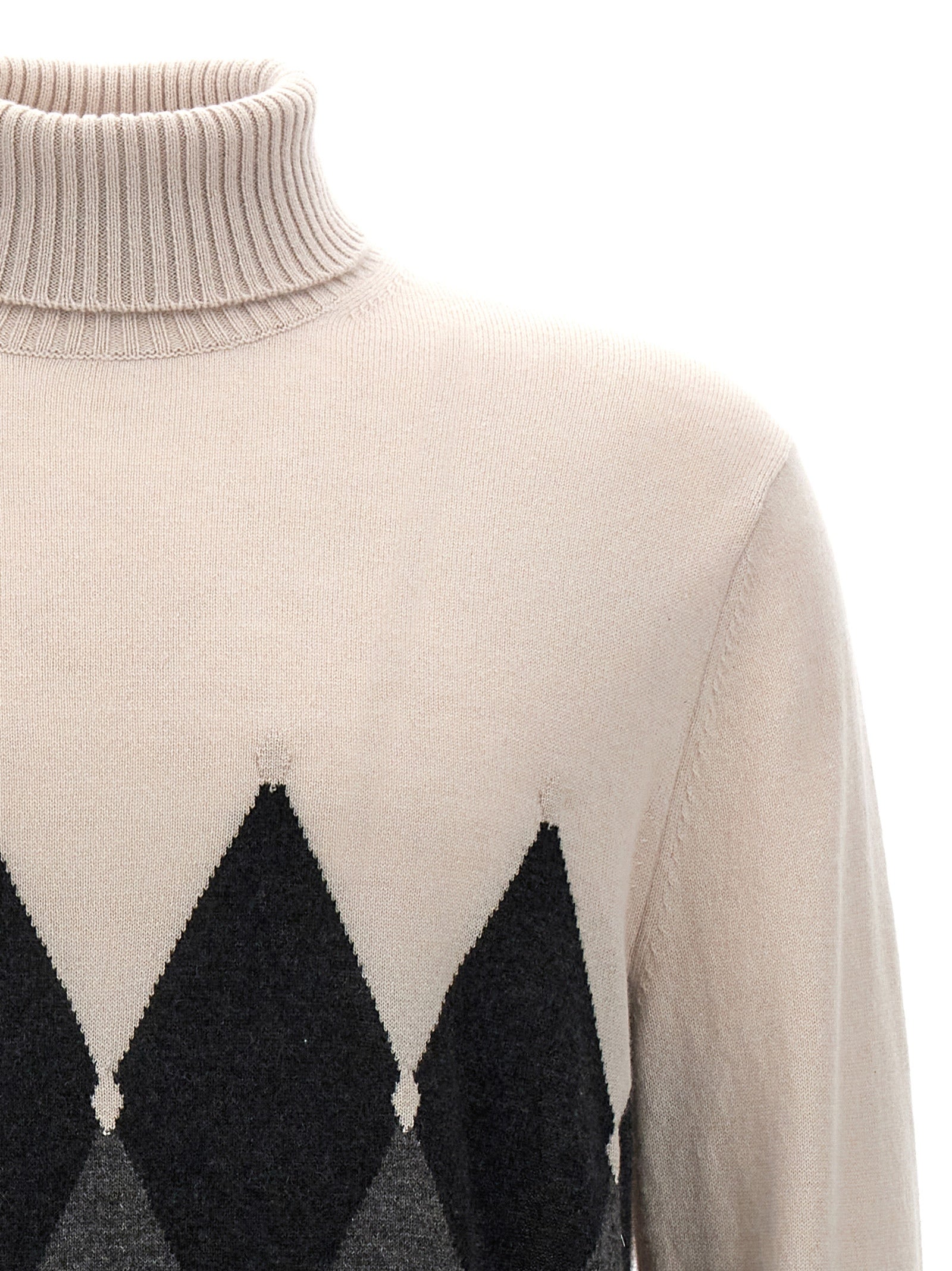 Ballantyne 'Argyle' Turtleneck Sweater