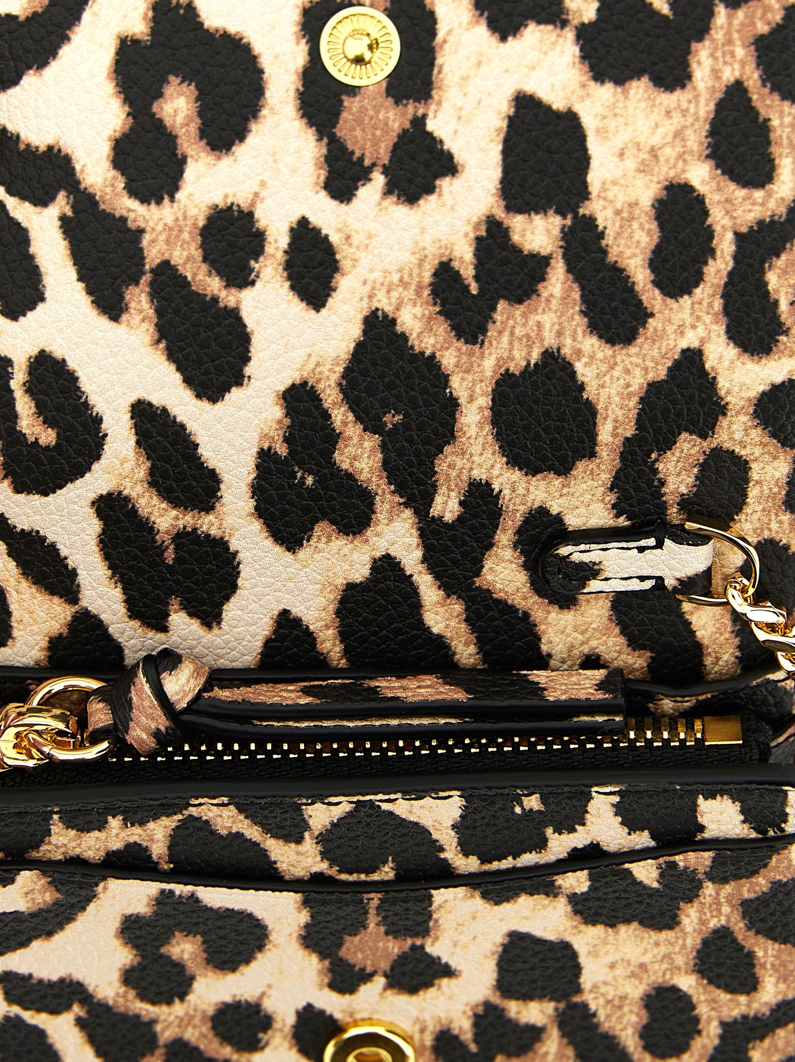 Ganni 'Leopard' Print Card Holder