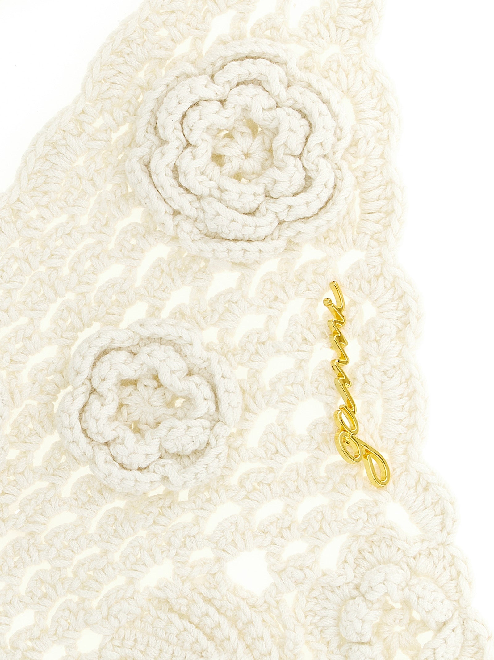 Ganni 'Cotton Crochet' Head Scarf