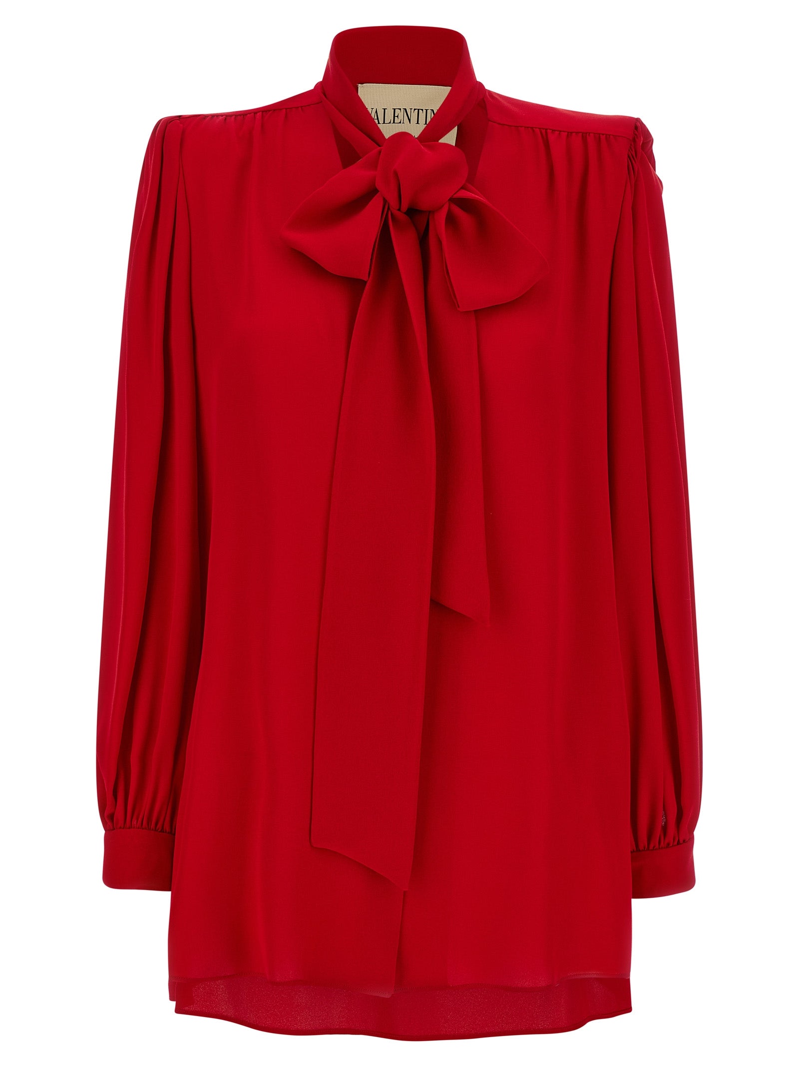 Valentino Garavani Valentino Garavani Silk Shirt With Bow