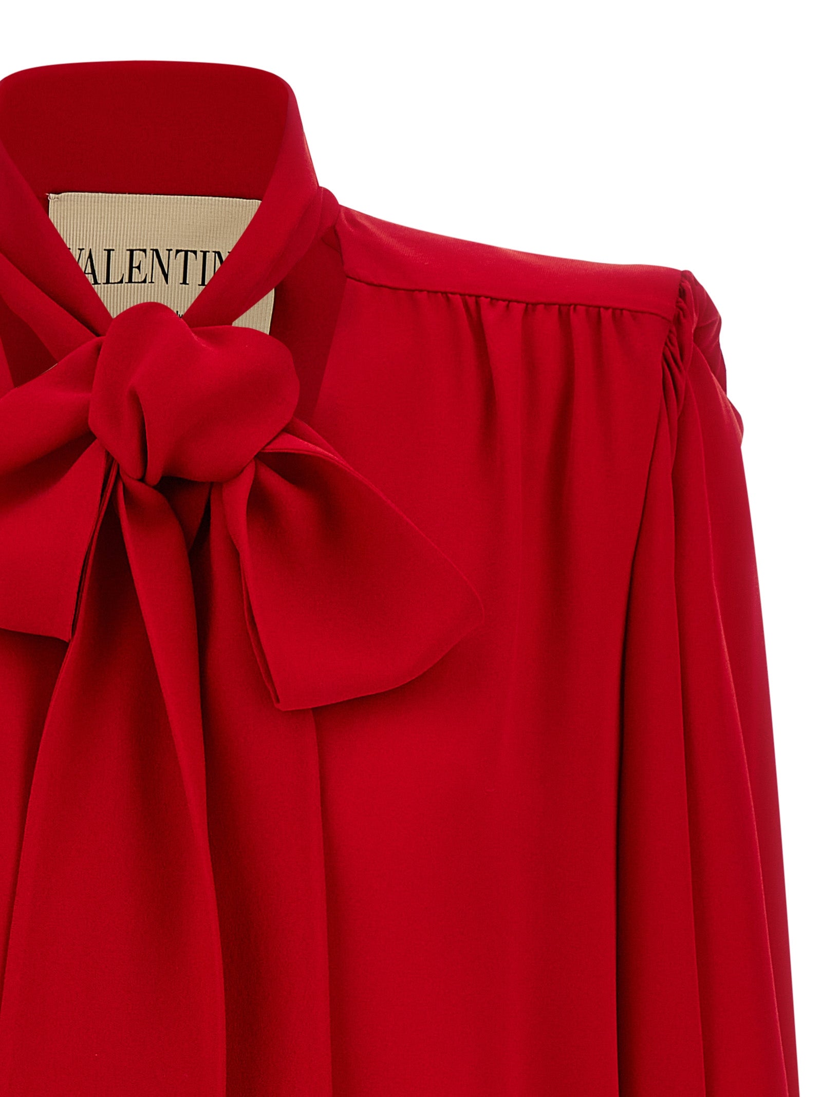 Valentino Garavani Valentino Garavani Silk Shirt With Bow