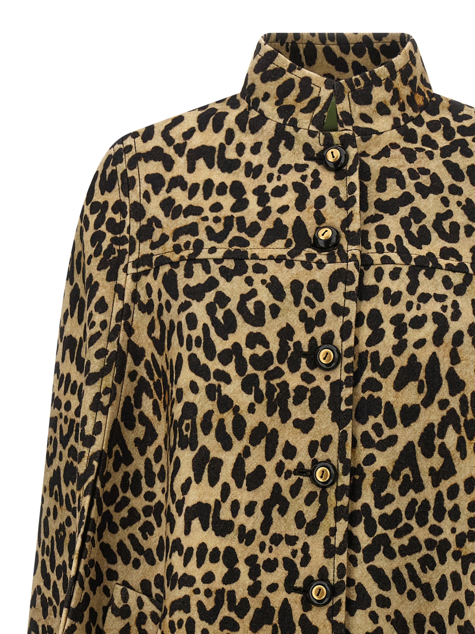 Valentino Garavani Valentino Garavani Cape In Animalier Cloth