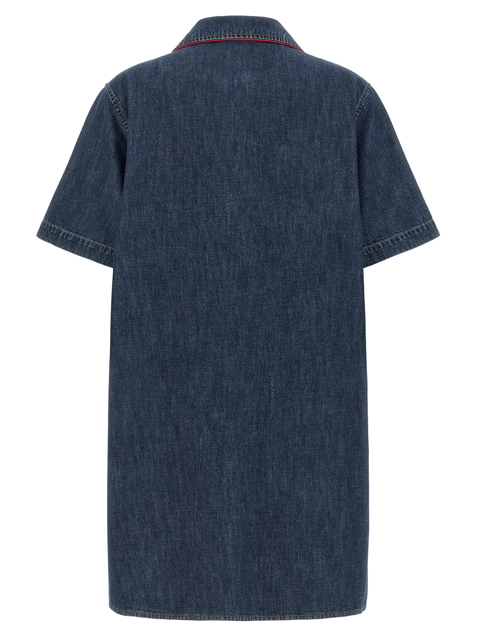 Valentino Garavani Valentino Garavani Chambray 'Vlogo' Denim Dress
