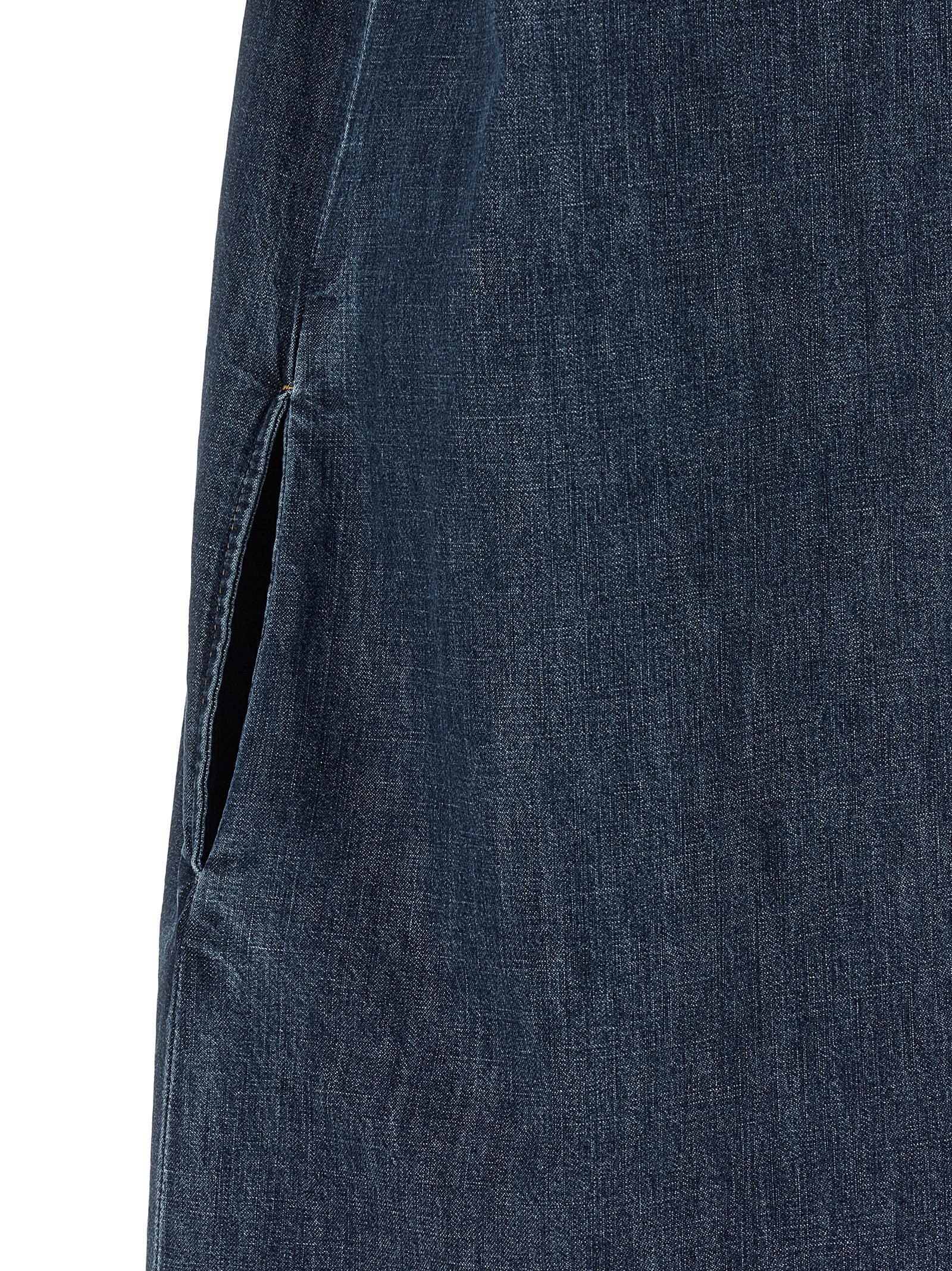 Valentino Garavani Valentino Garavani Chambray 'Vlogo' Denim Dress
