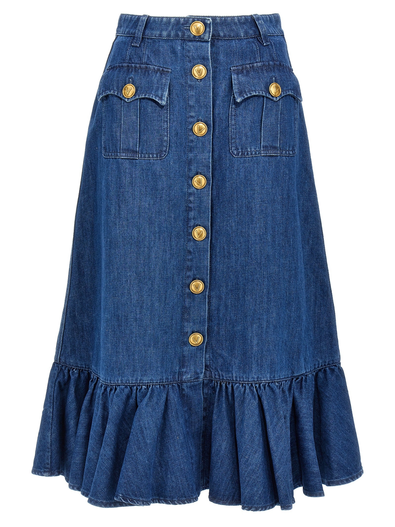 Valentino Garavani Valentino Garavani Denim Skirt