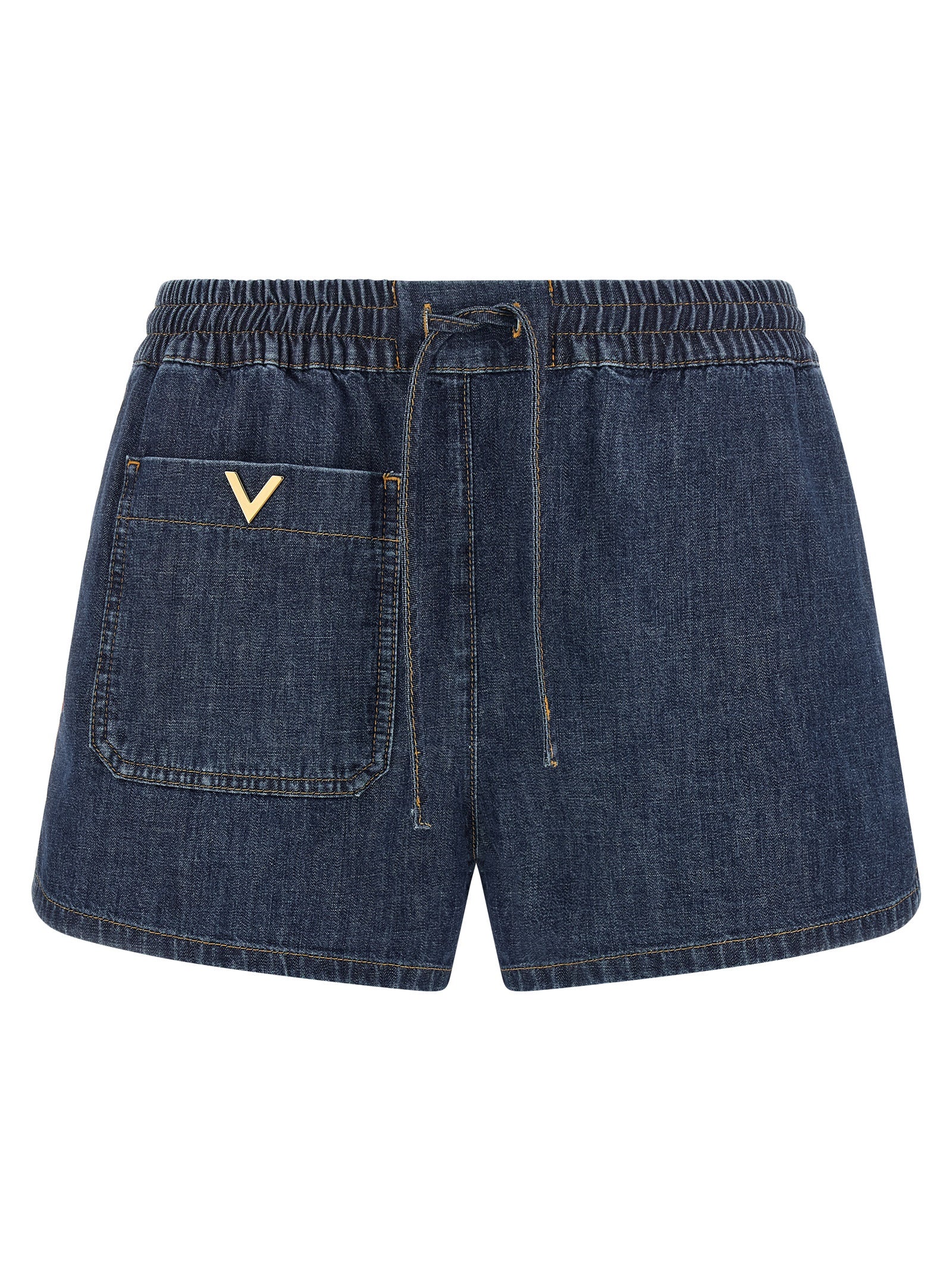 Valentino Garavani Valentino Garavani Chambray Denim Shorts