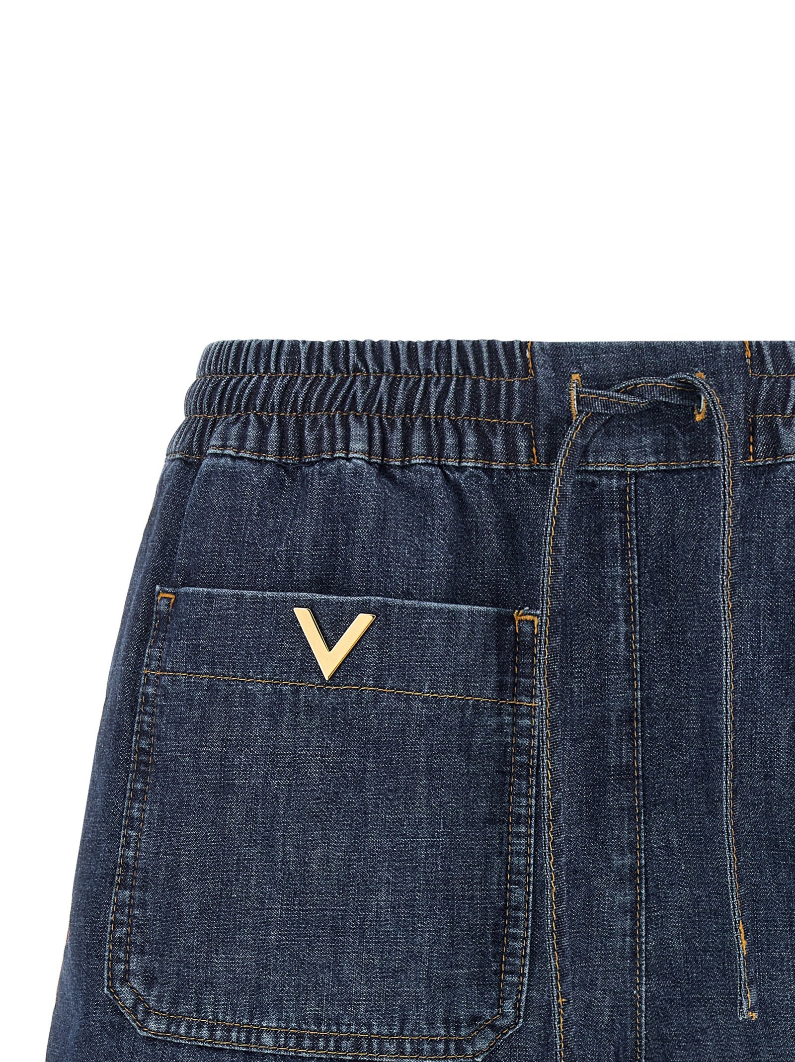 Valentino Garavani Valentino Garavani Chambray Denim Shorts