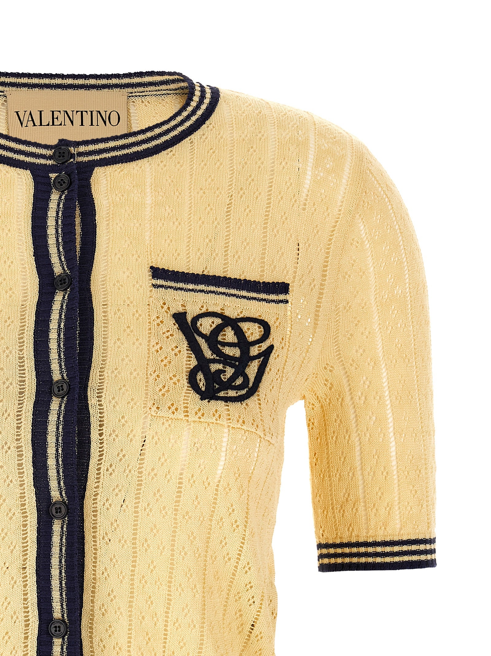Valentino Garavani Valentino Garavani Vg Embroidery Cardigan