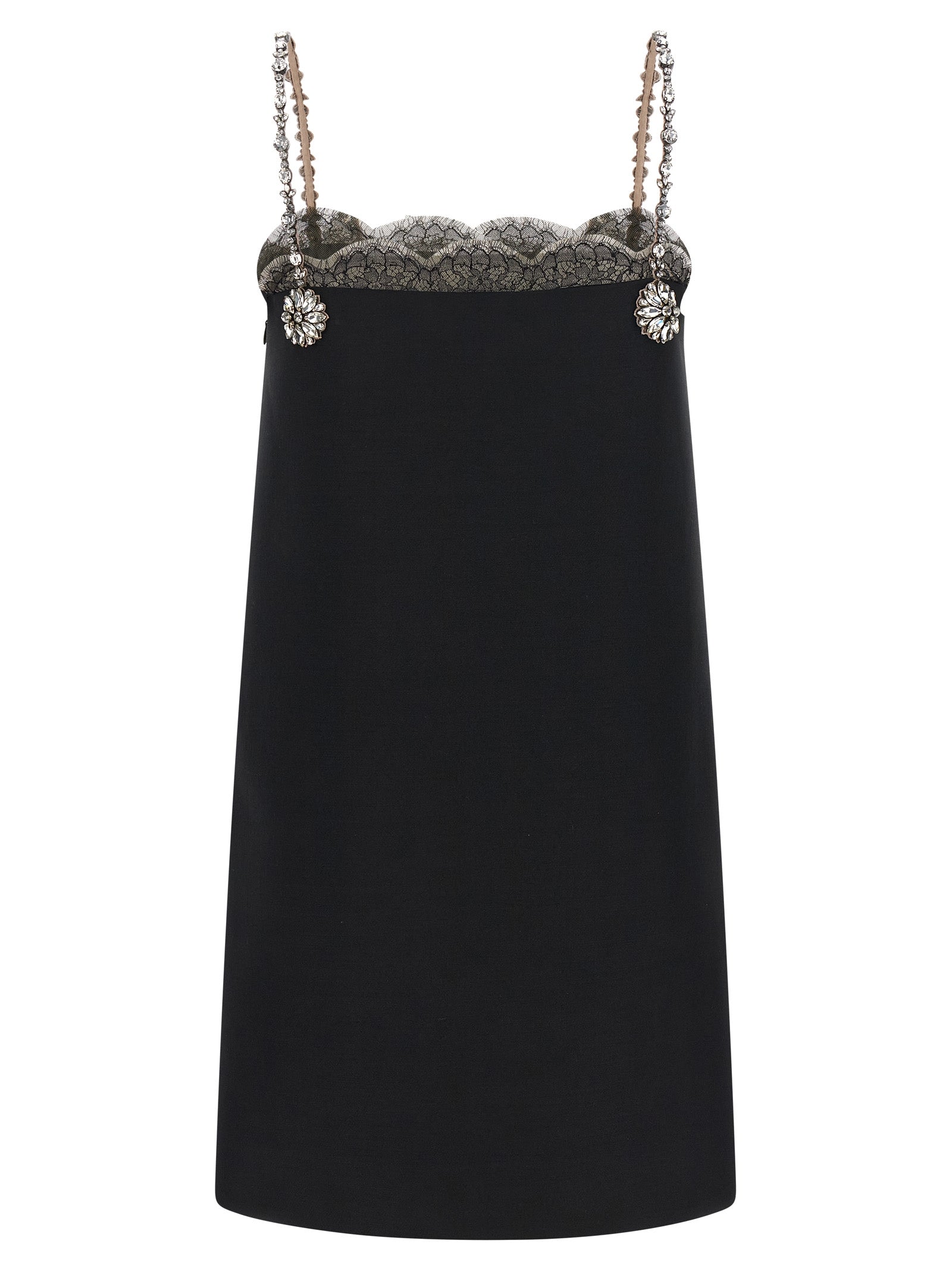 Valentino Garavani Valentino Garavani Crystal Embroidery Dress