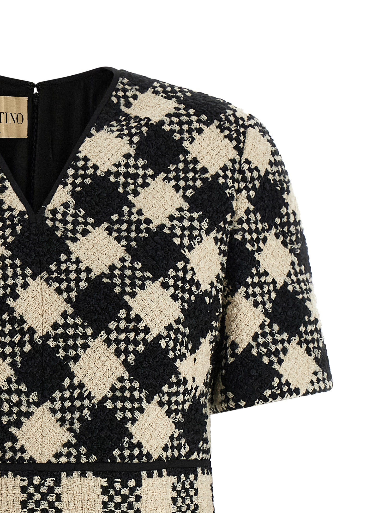 Valentino Garavani Valentino Garavani Damier Tweed Dress