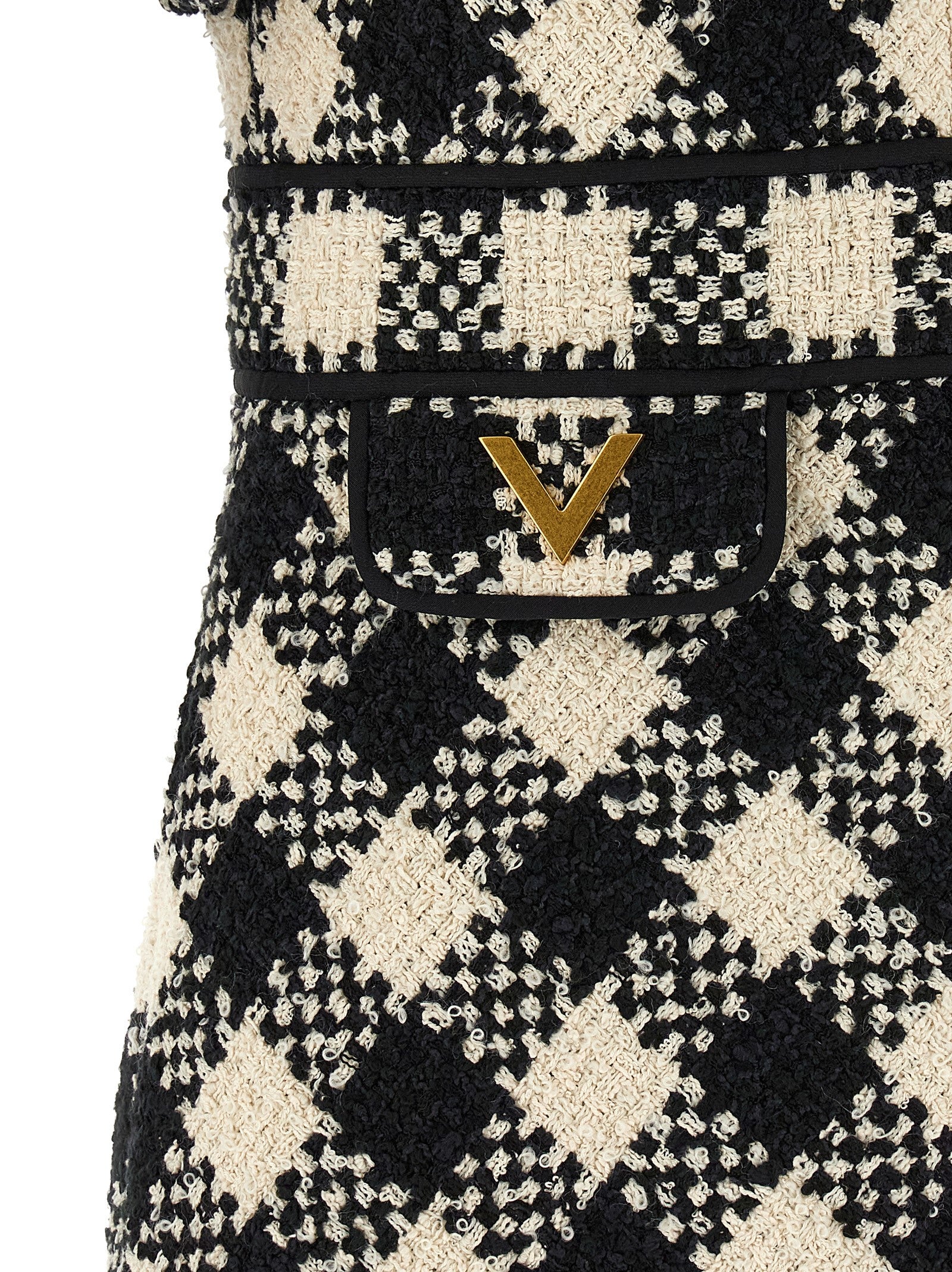 Valentino Garavani Valentino Garavani Damier Tweed Dress