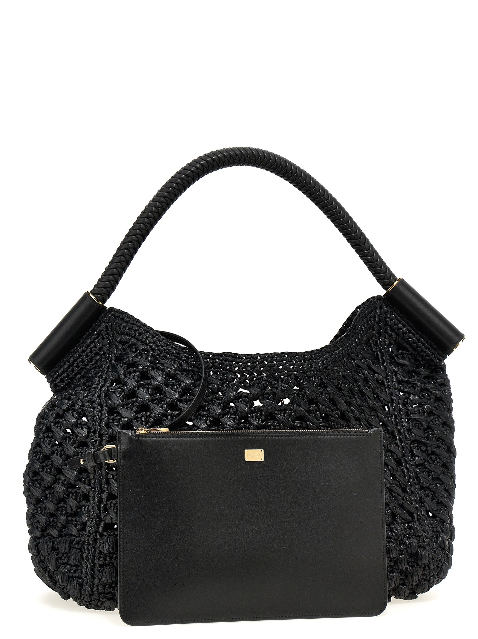 Dolce & Gabbana Raffia Shopping Bag