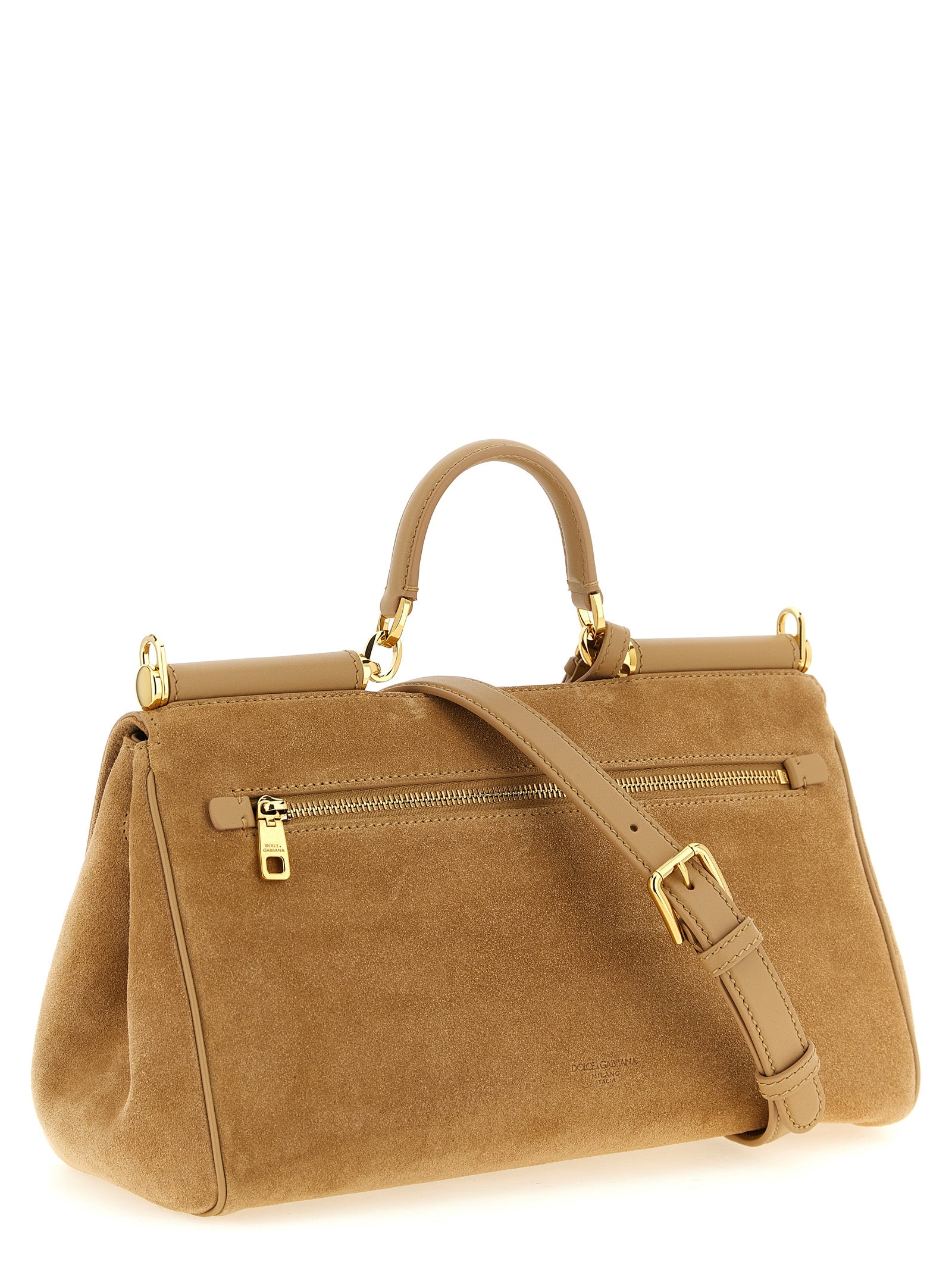 Dolce & Gabbana 'My Sicily' Suede Handbag