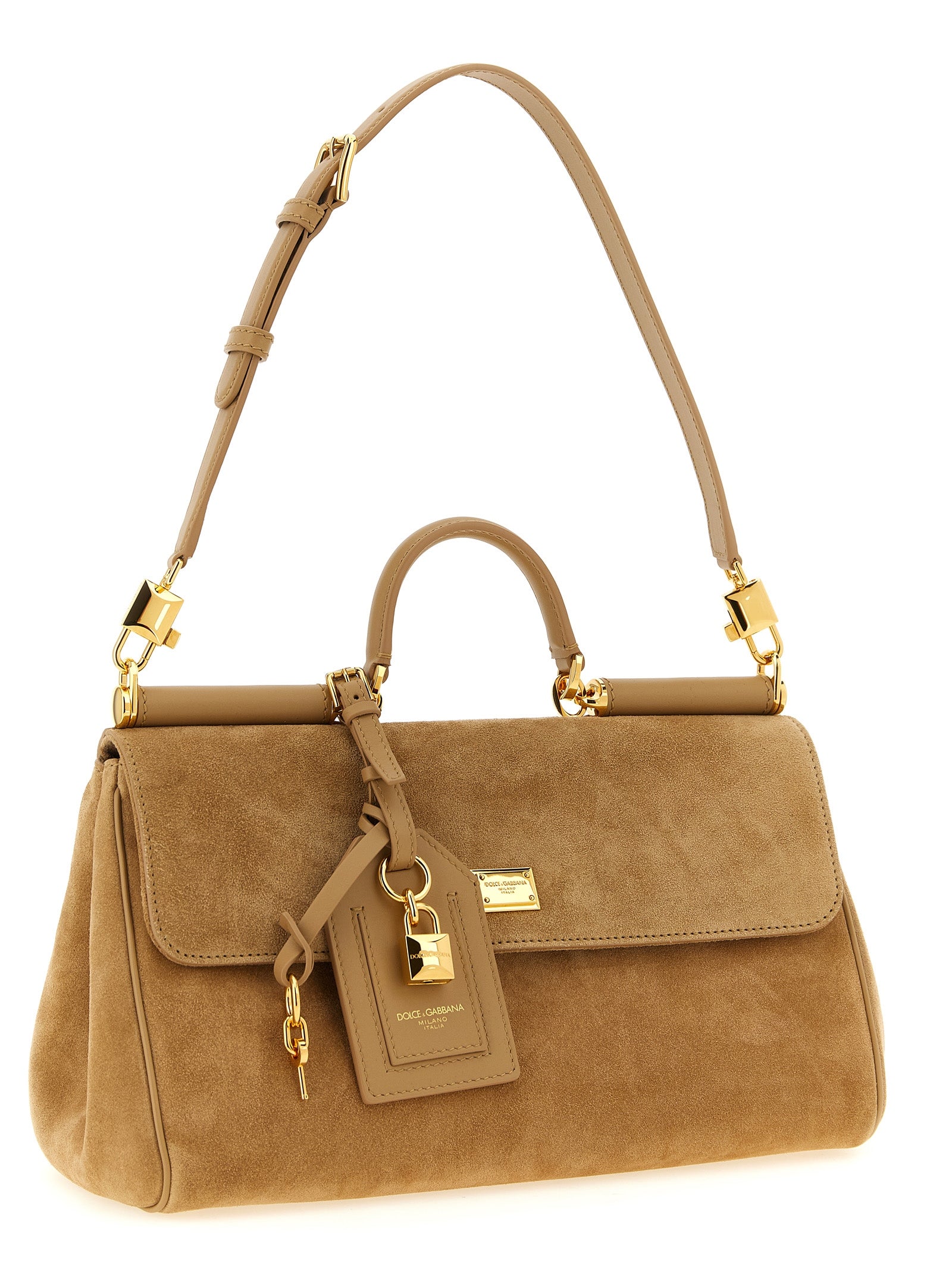 Dolce & Gabbana 'My Sicily' Suede Handbag