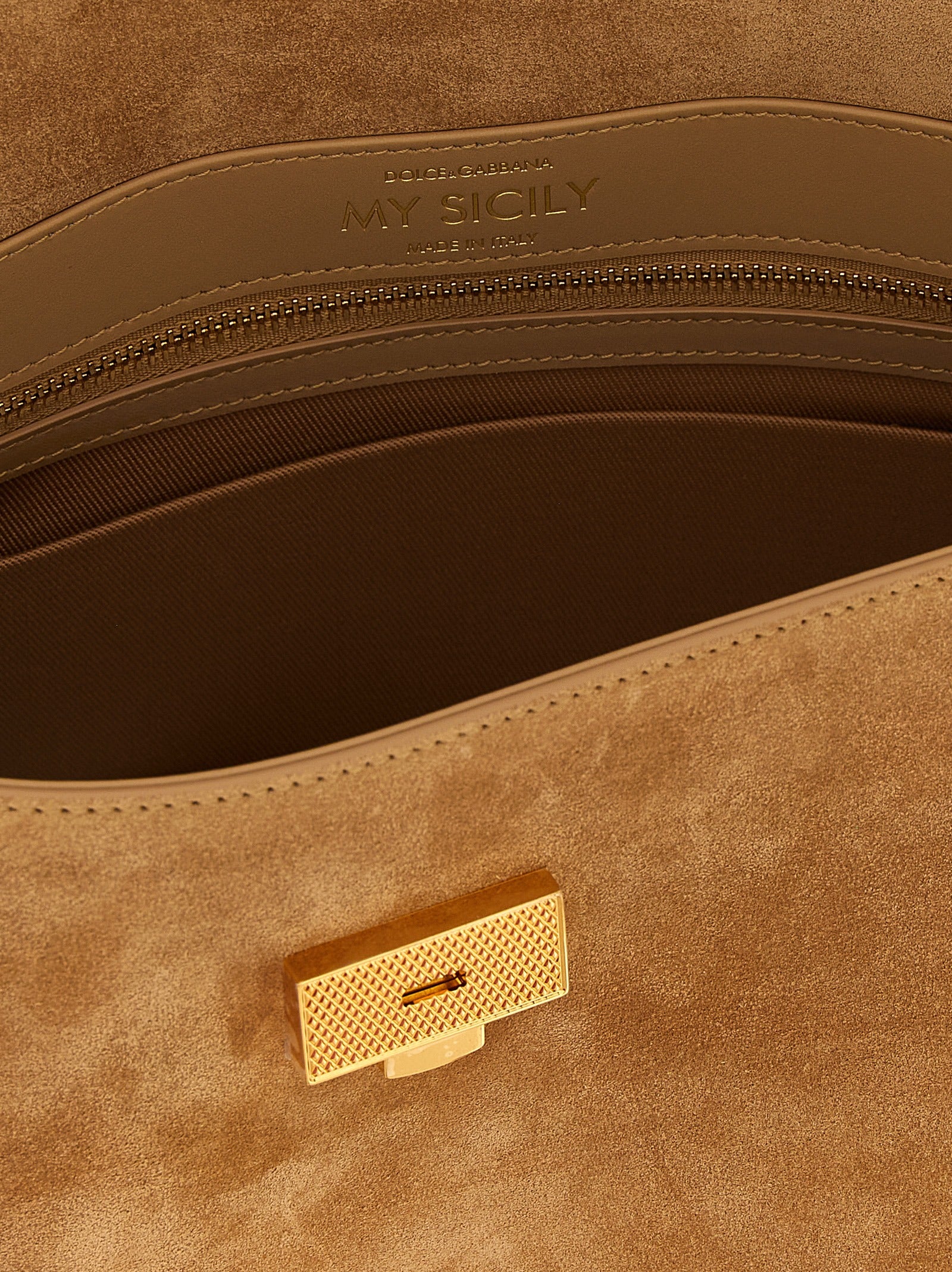 Dolce & Gabbana 'My Sicily' Suede Handbag