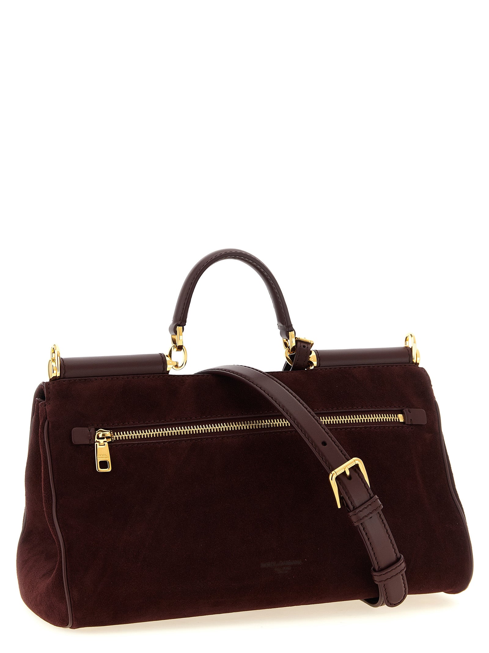 Dolce & Gabbana Medium Suede 'My Sicily' Handbag