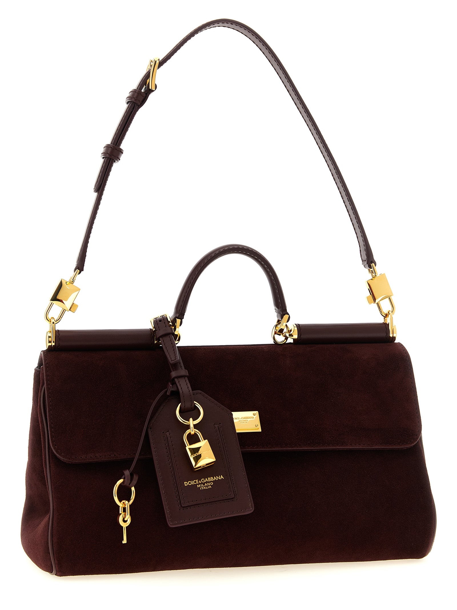 Dolce & Gabbana Medium Suede 'My Sicily' Handbag