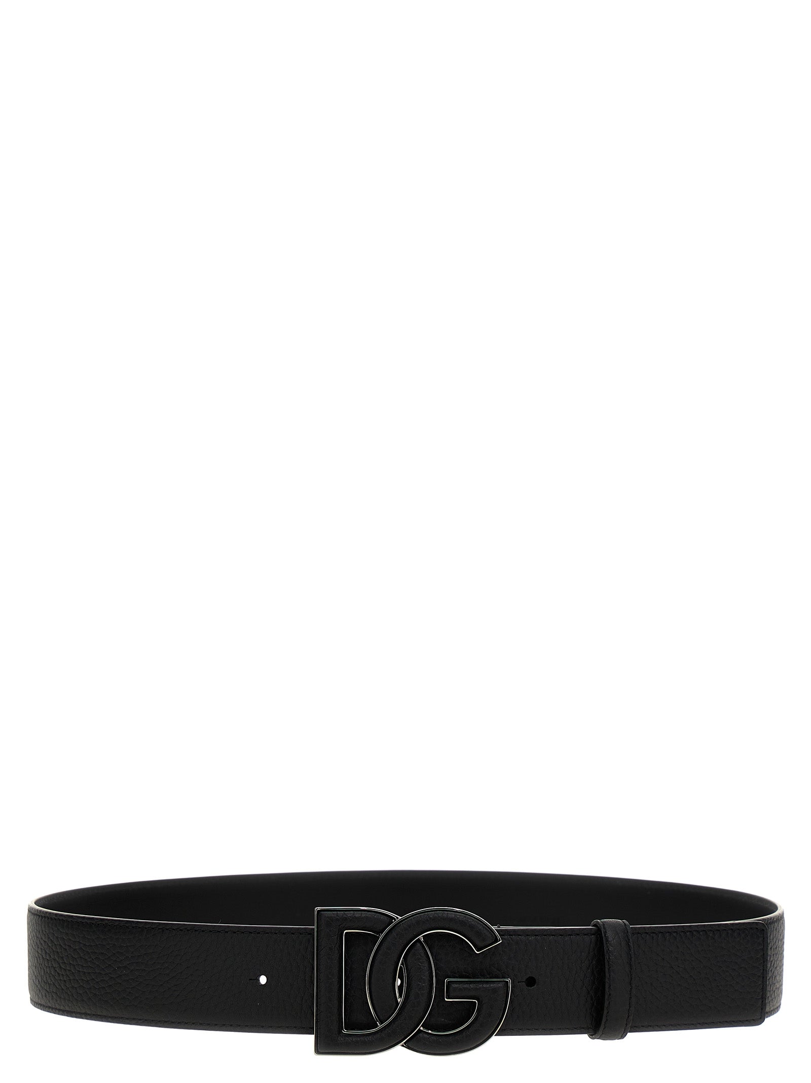 Dolce & Gabbana Logo Leather Belt