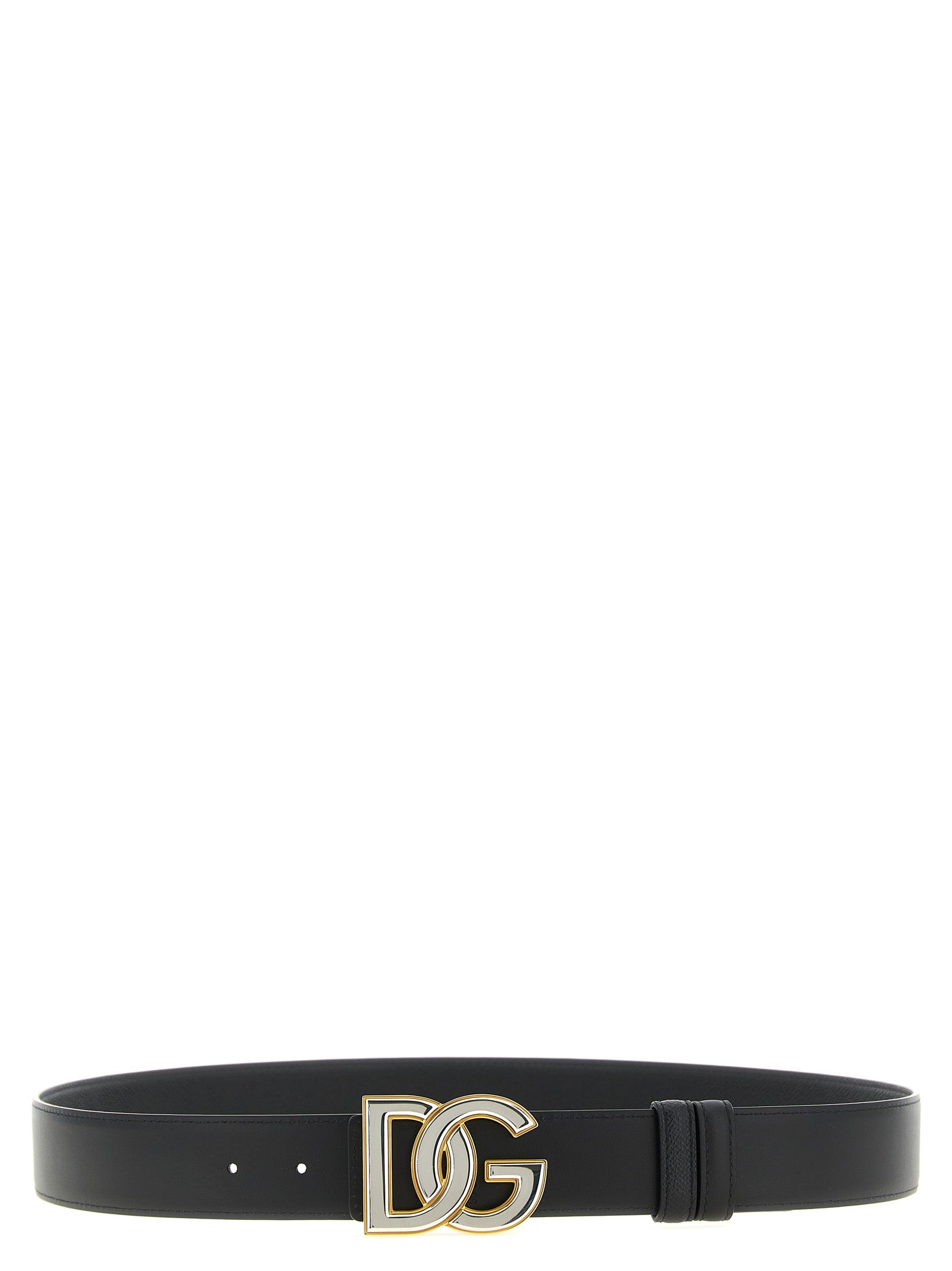 Dolce & Gabbana Reversible ‘Dg’ Cross Belt