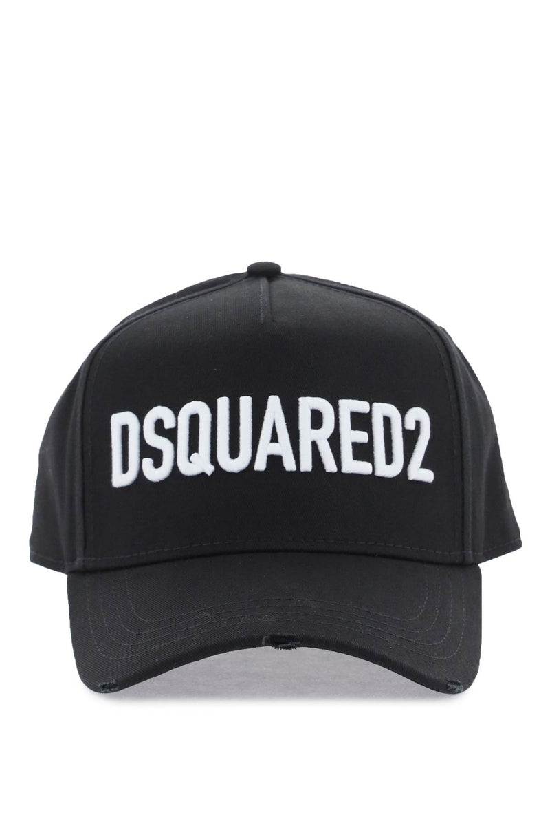 Dsquared2 Embroidered Baseball Cap White