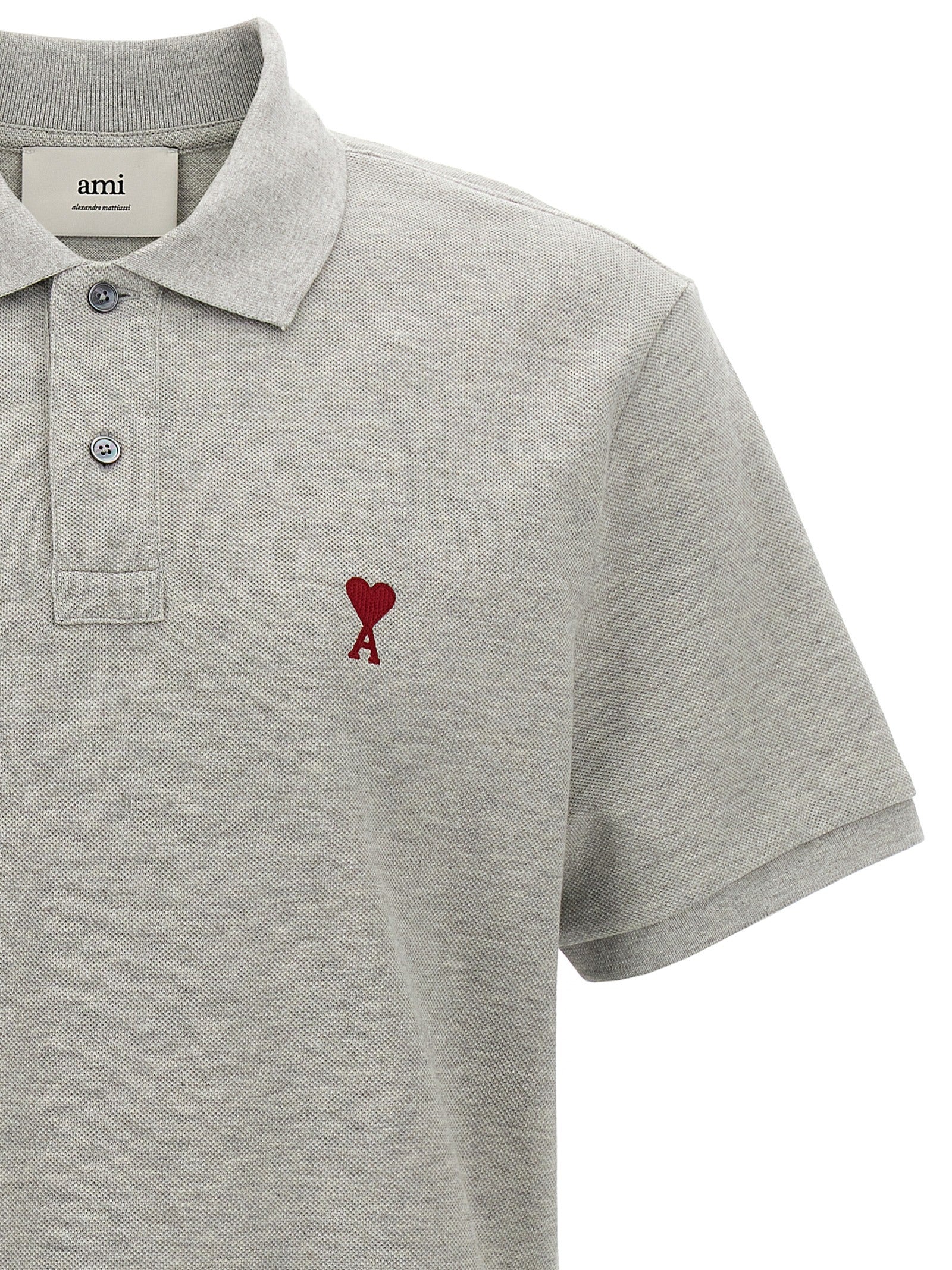 Ami Paris 'Ami De Coeur' Polo Shirt