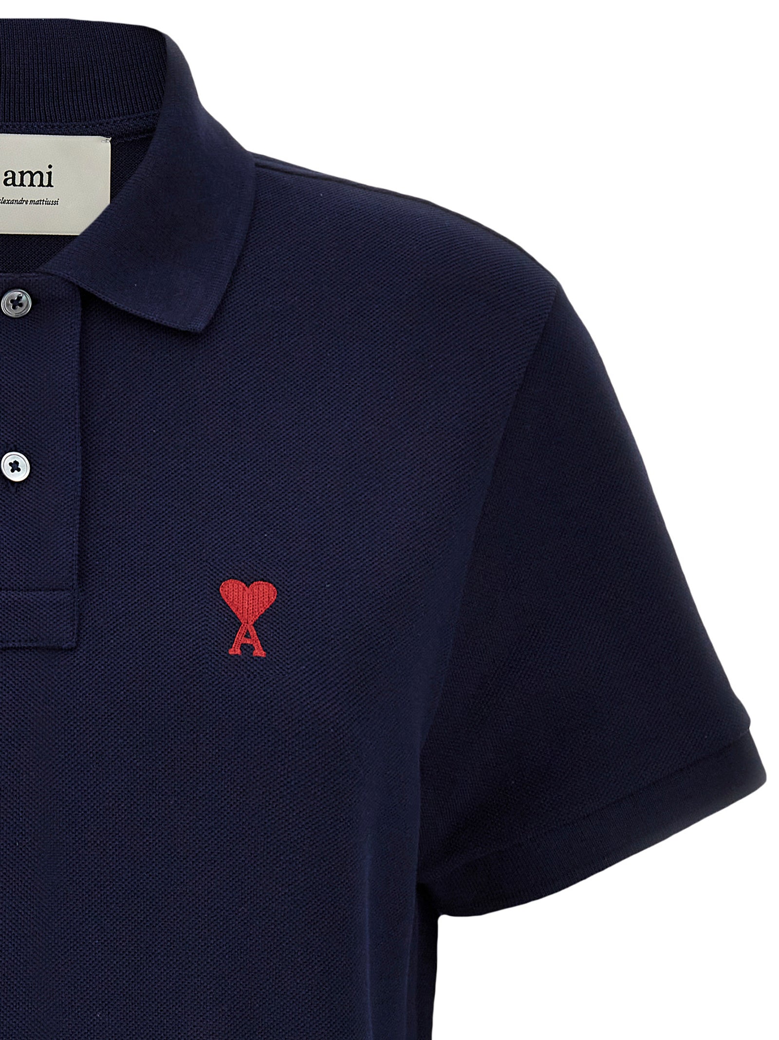 Ami Paris 'Ami De Coeur' Polo Shirt