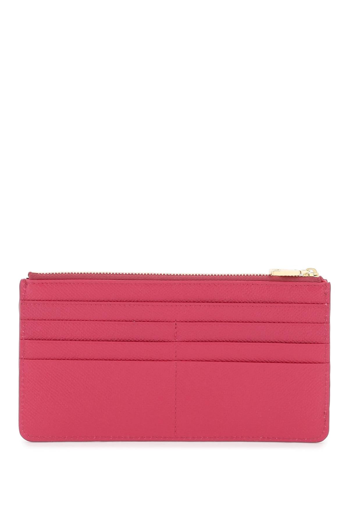 Dolce & Gabbana Cardholder Pouch In Dauphine Calfskin