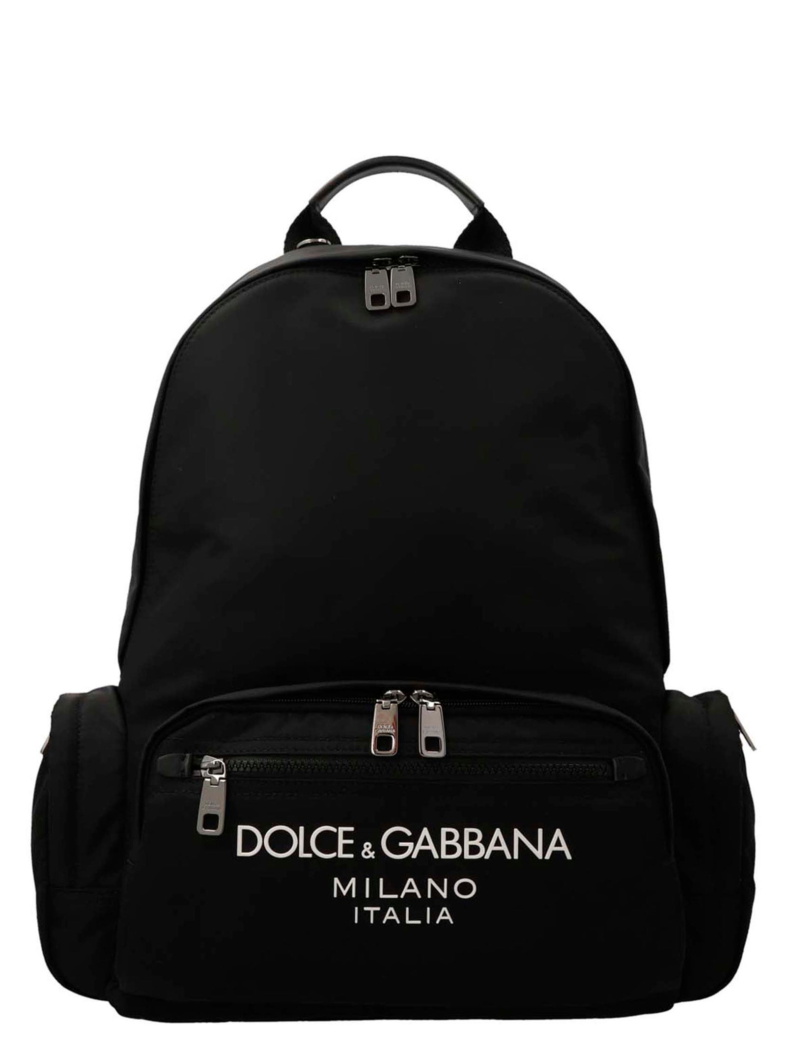 Dolce & Gabbana Logo Nylon Backpack