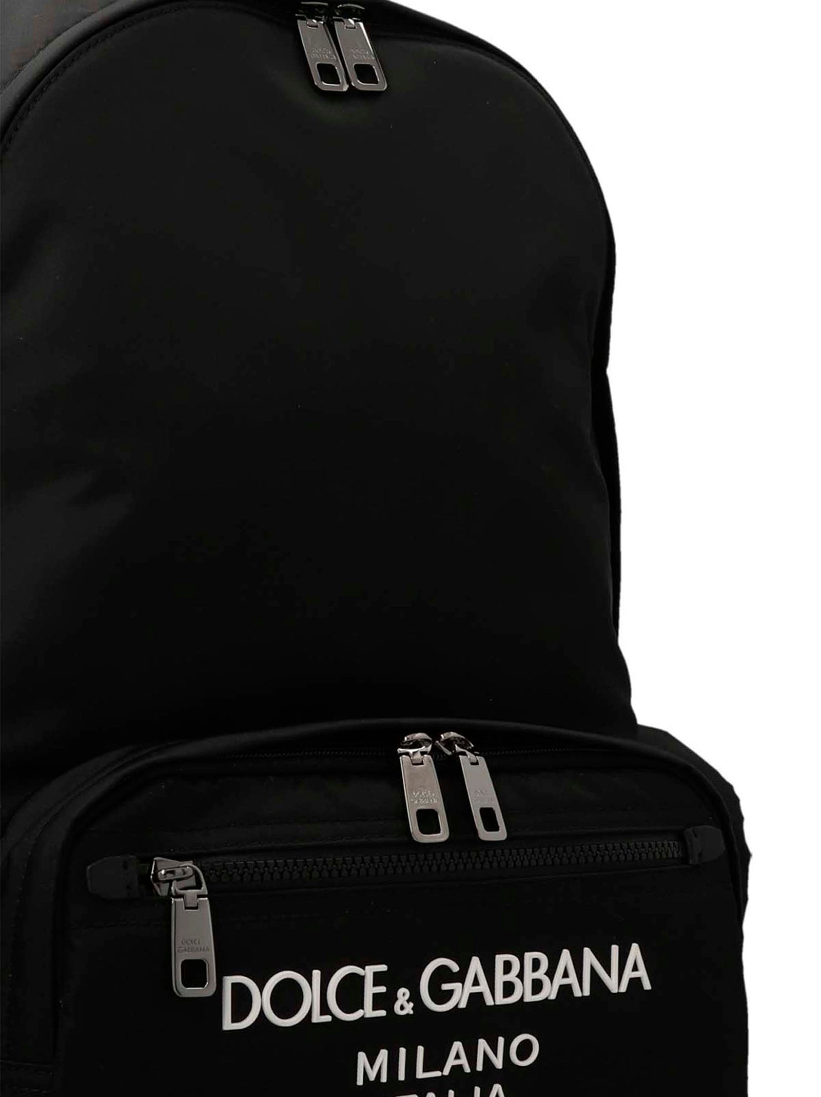 Dolce & Gabbana Logo Nylon Backpack