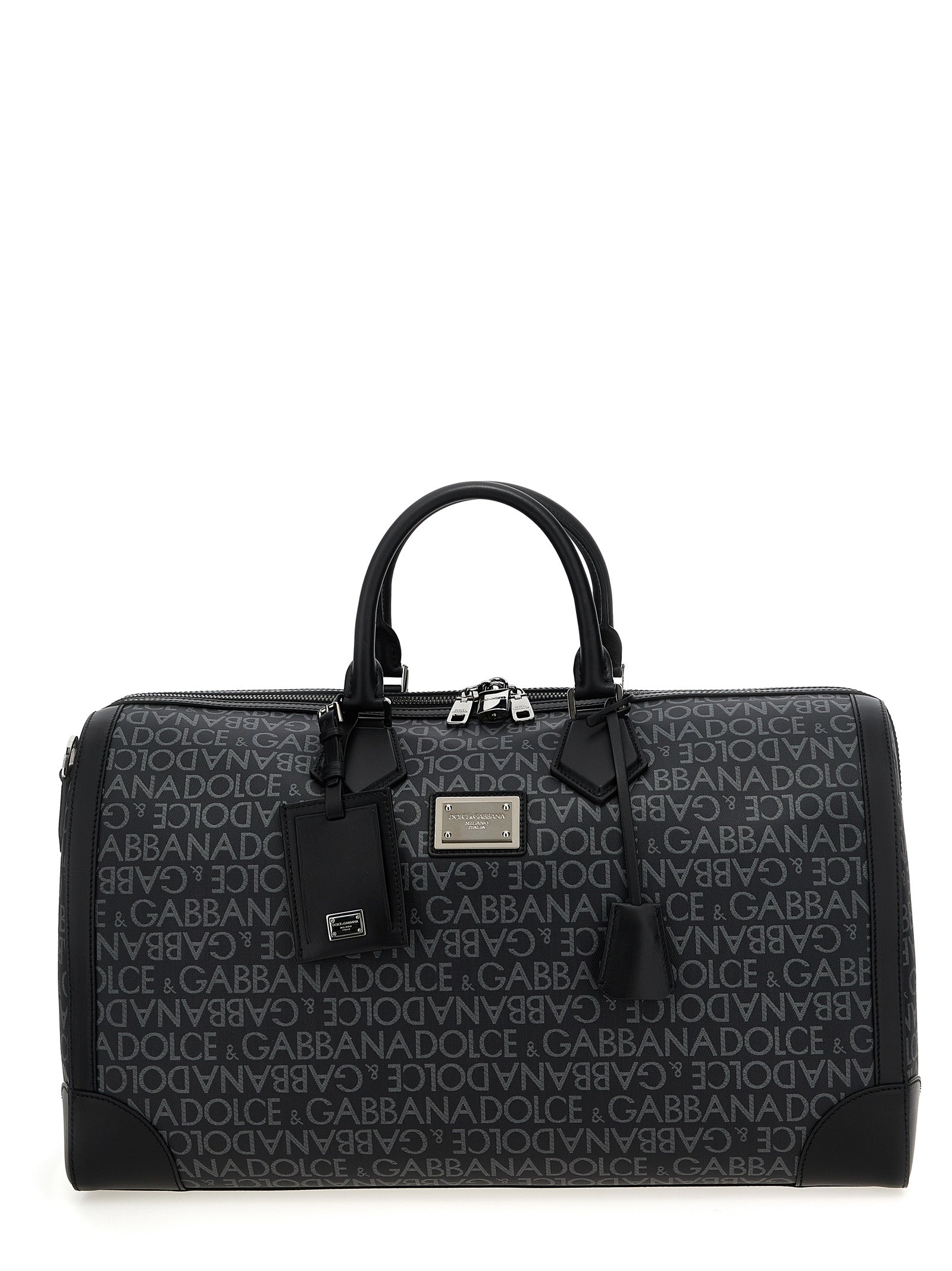 Dolce & Gabbana Smeared Jacquard Duffel Bag