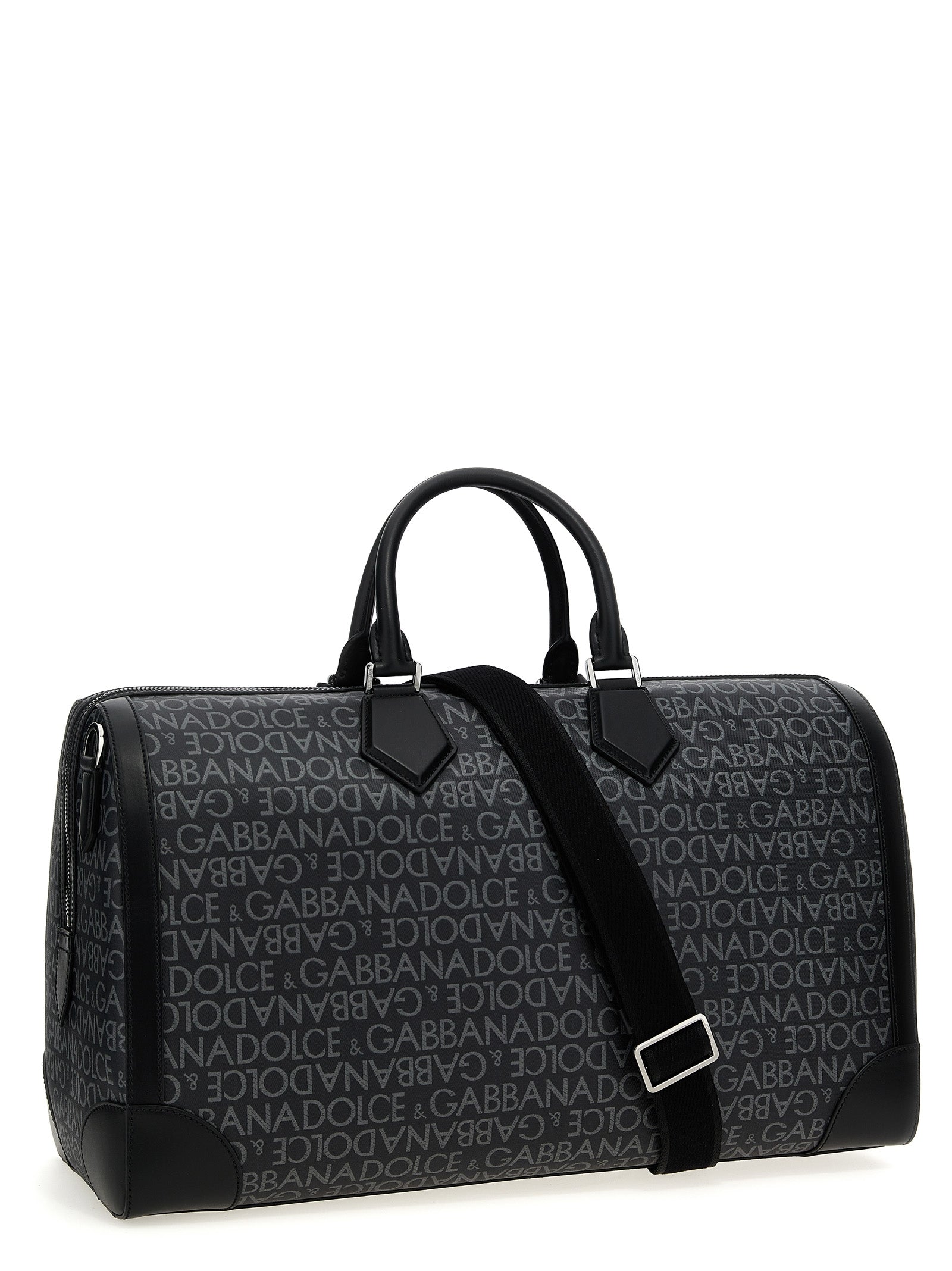 Dolce & Gabbana Smeared Jacquard Duffel Bag