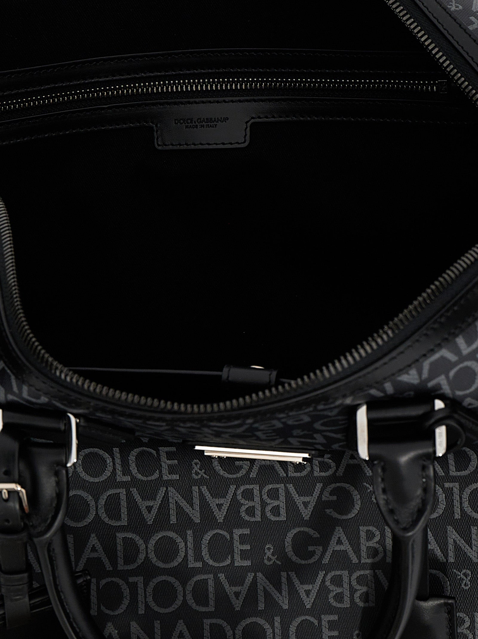 Dolce & Gabbana Smeared Jacquard Duffel Bag