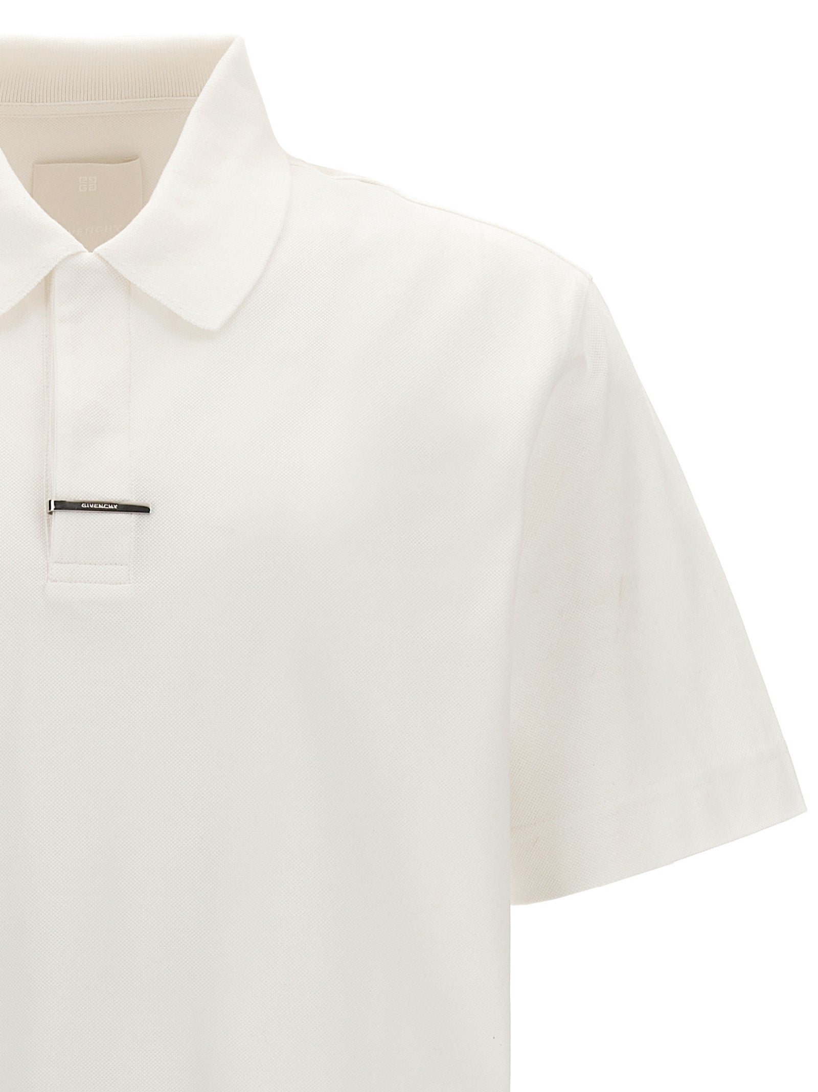 Givenchy Metal Clip Polo Shirt