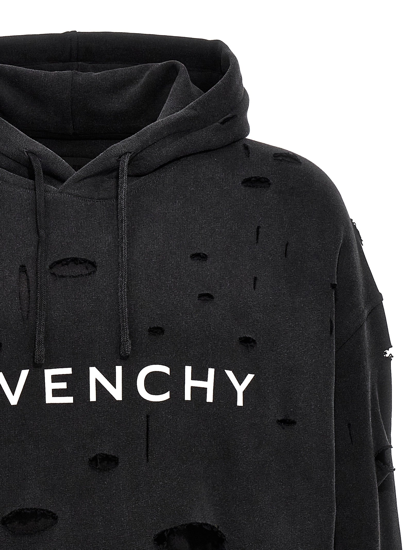 Givenchy Logo Hole Hoodie