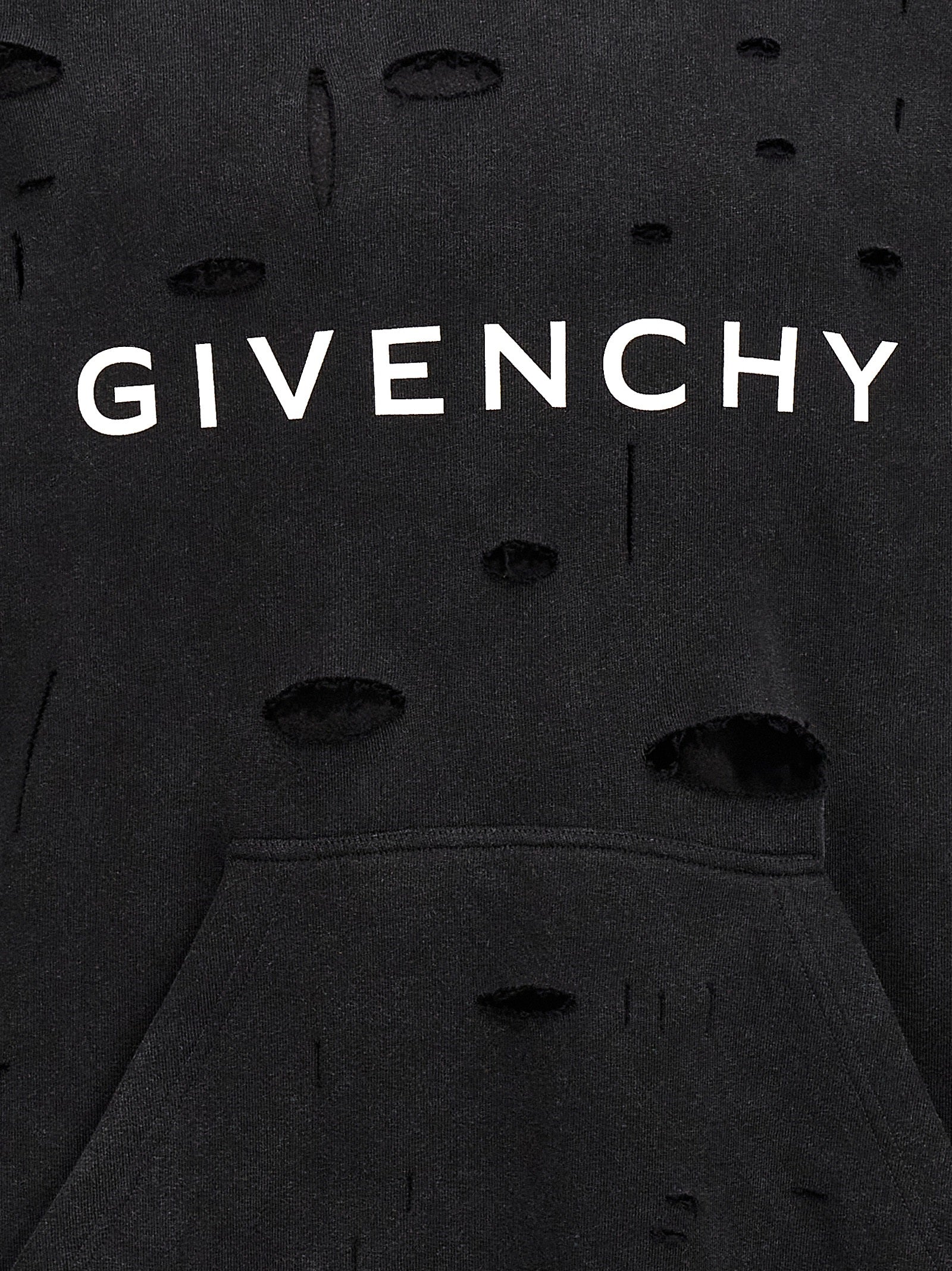 Givenchy Logo Hole Hoodie